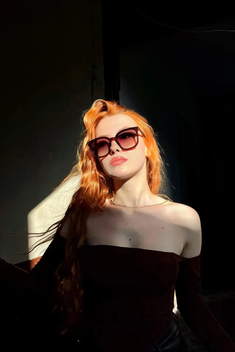 Jasmin Gözlük Kahve