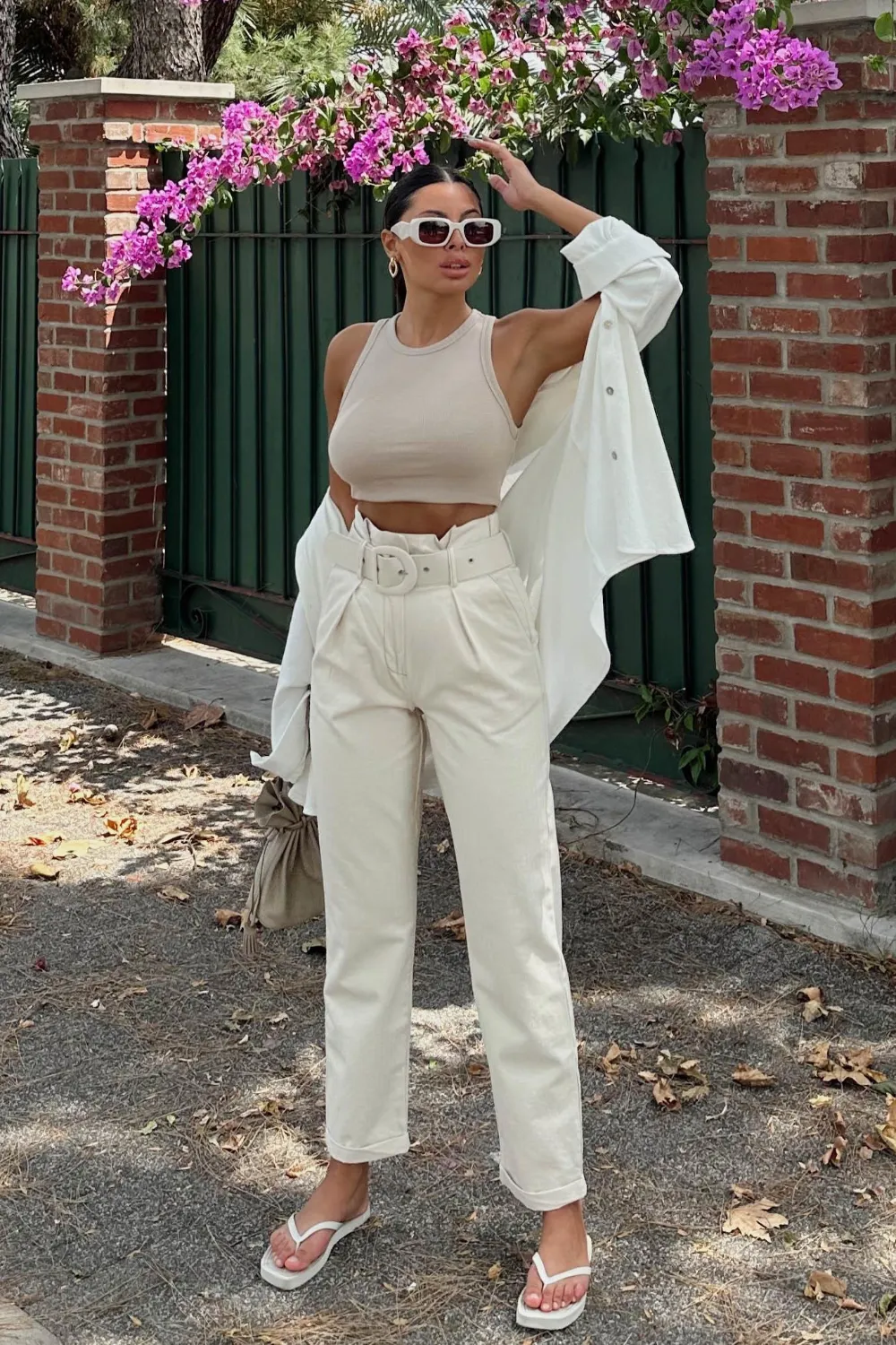 Naturel Pantolon Taş