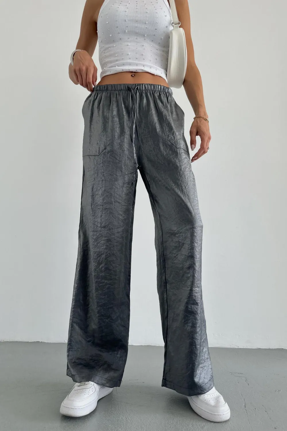 Shine Cepli Pantolon Antrasit