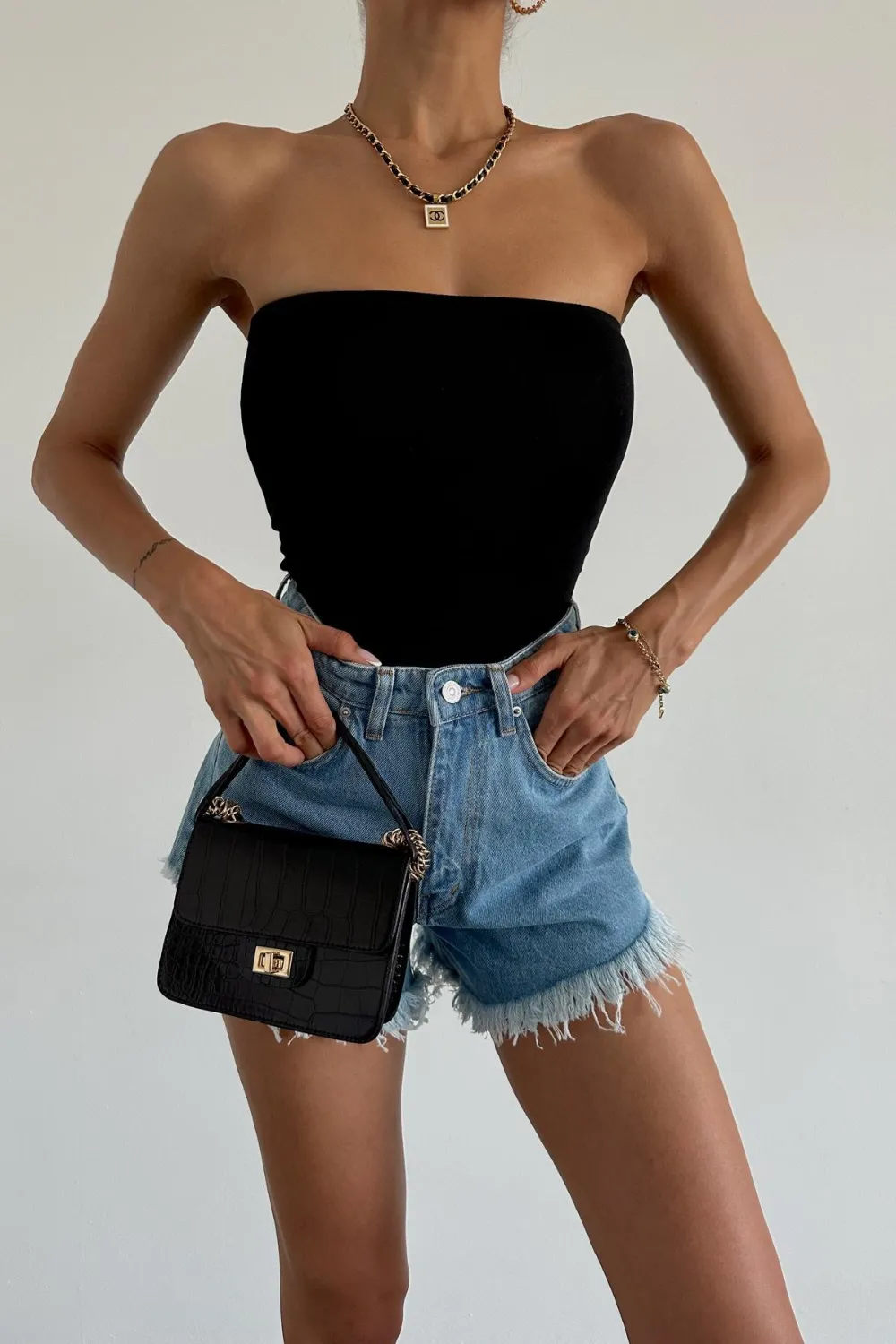 Dilvin Straplez Bady Siyah