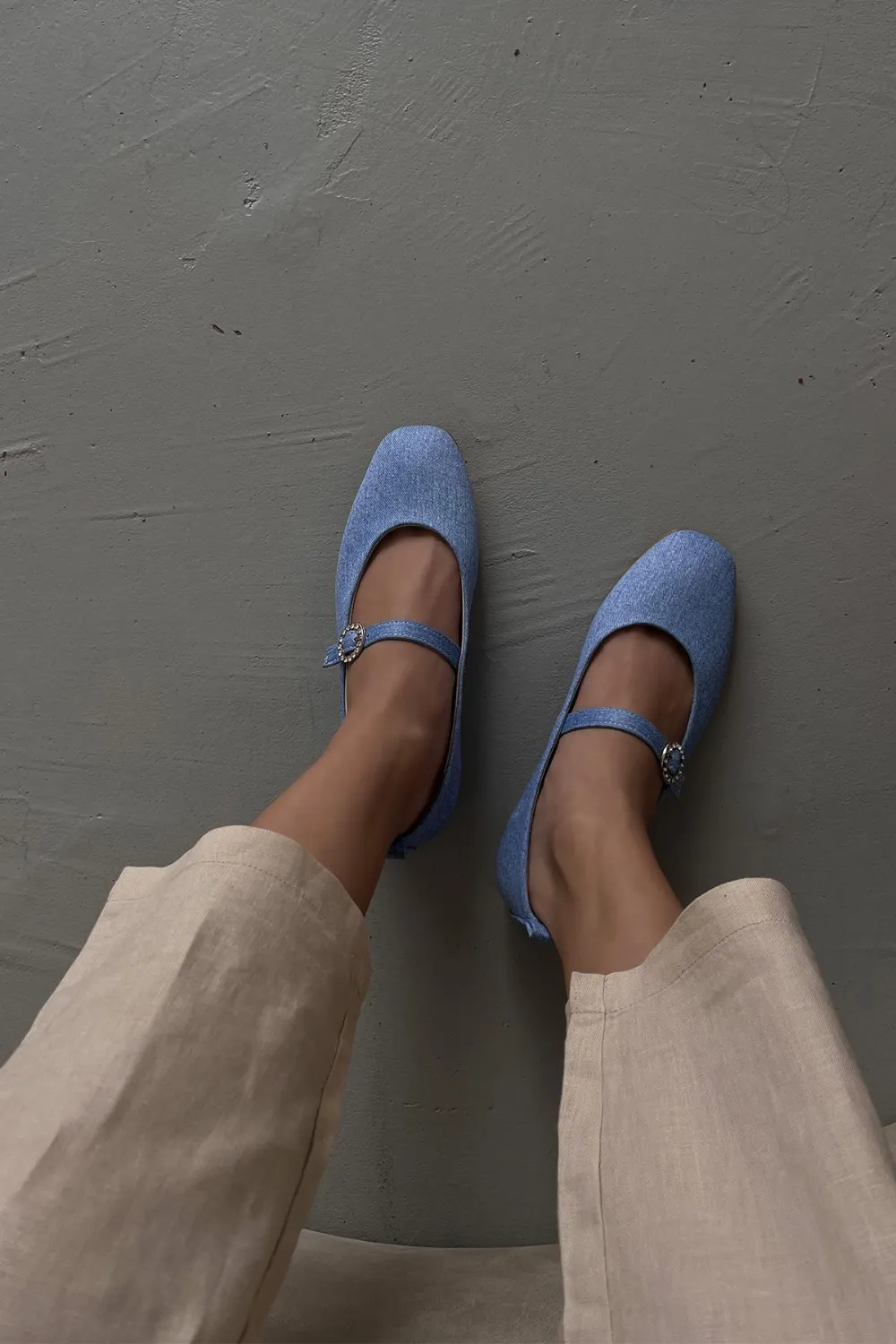 Berny  Kadın  Kemer  Detay  Kumaş  Babet Kot