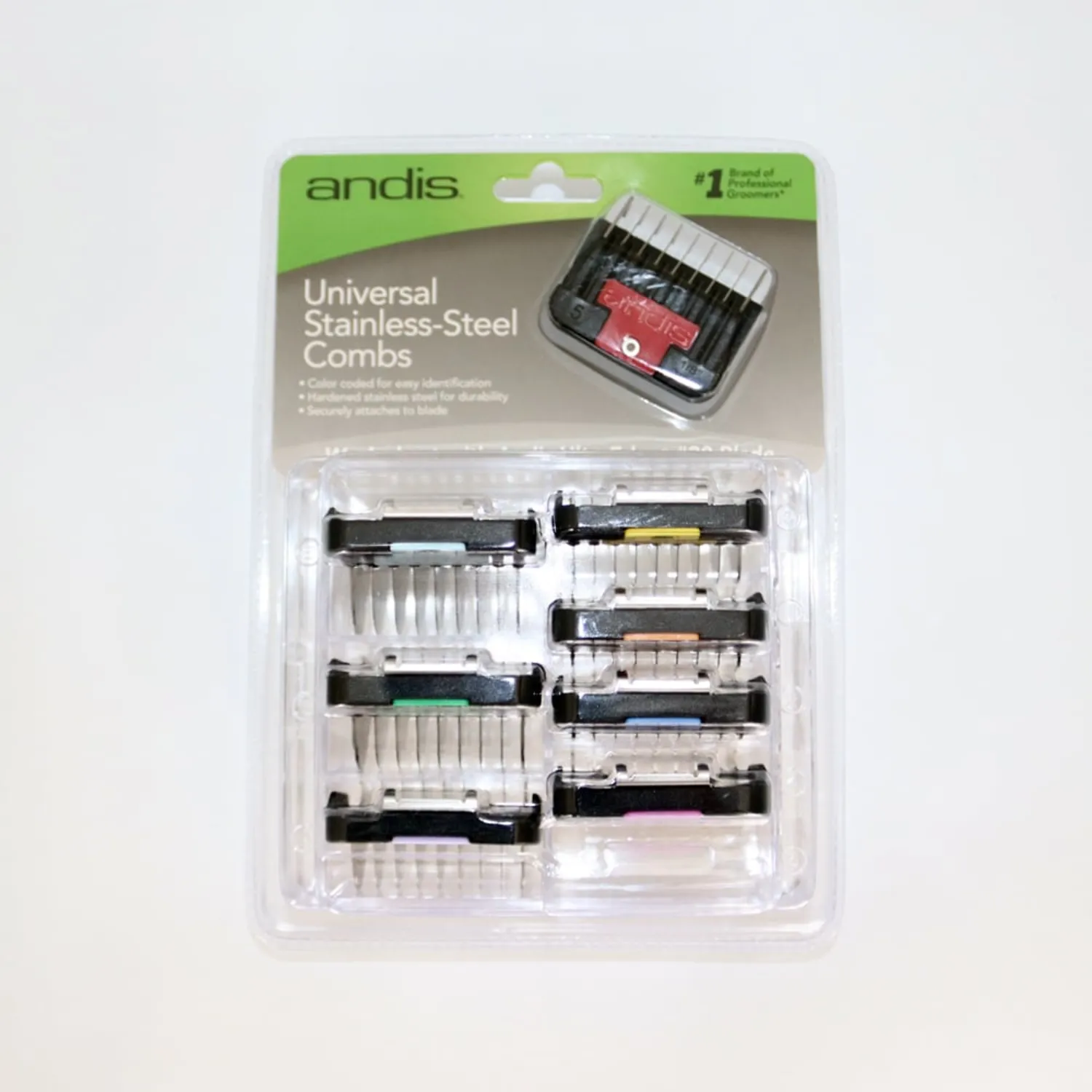 Andis Paslanmaz Çelik Tarak Seti 8 Parça