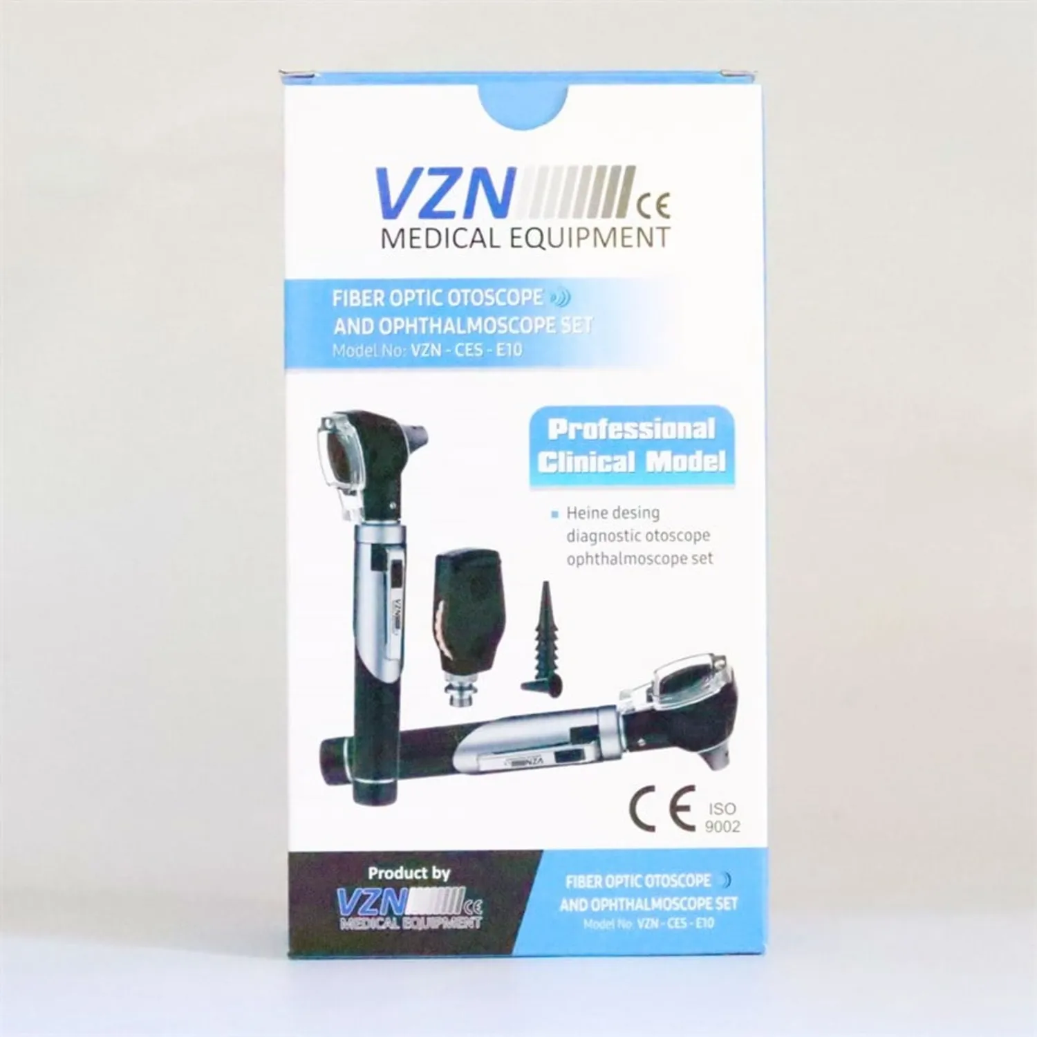 Otoskop Oftalmaskop Set Fiberoptik