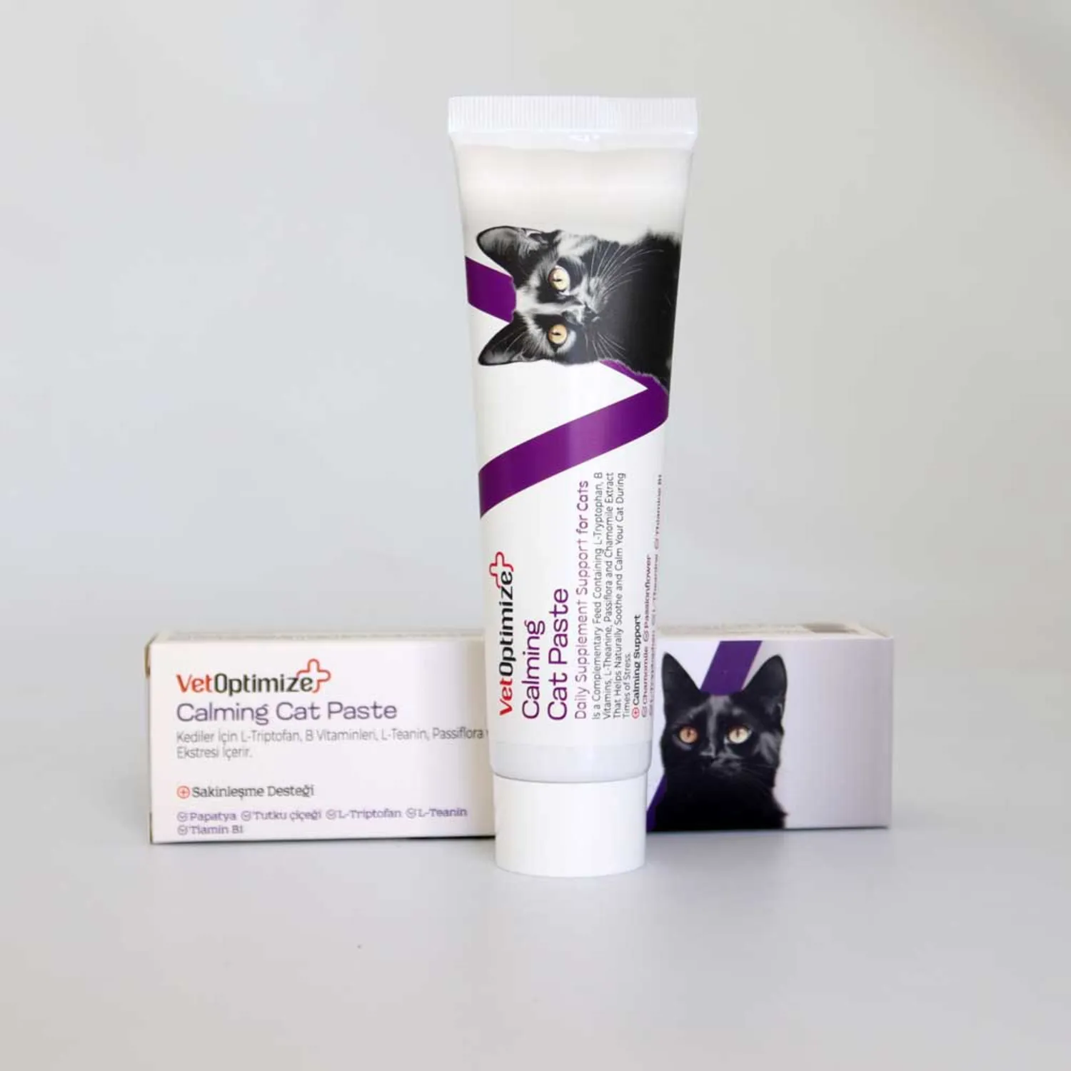 VetOptimize Calming Cat Pasta (Kediler İçin Stres Önleme Desteği) 100 Gr