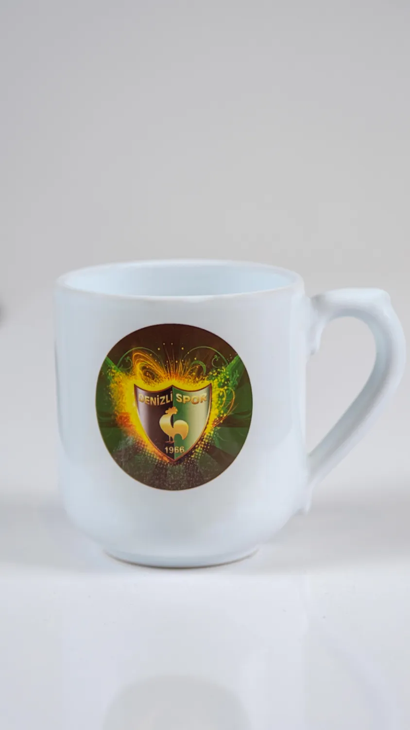 Porselen Kupa- Denizlispor Beyaz mesajli 