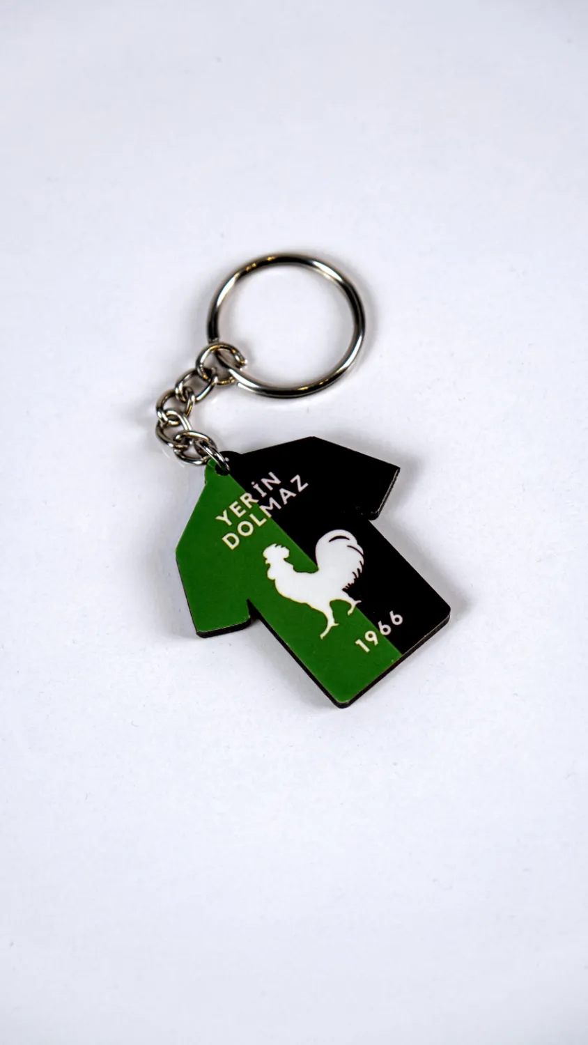 Renkli baskılı anahtarlık