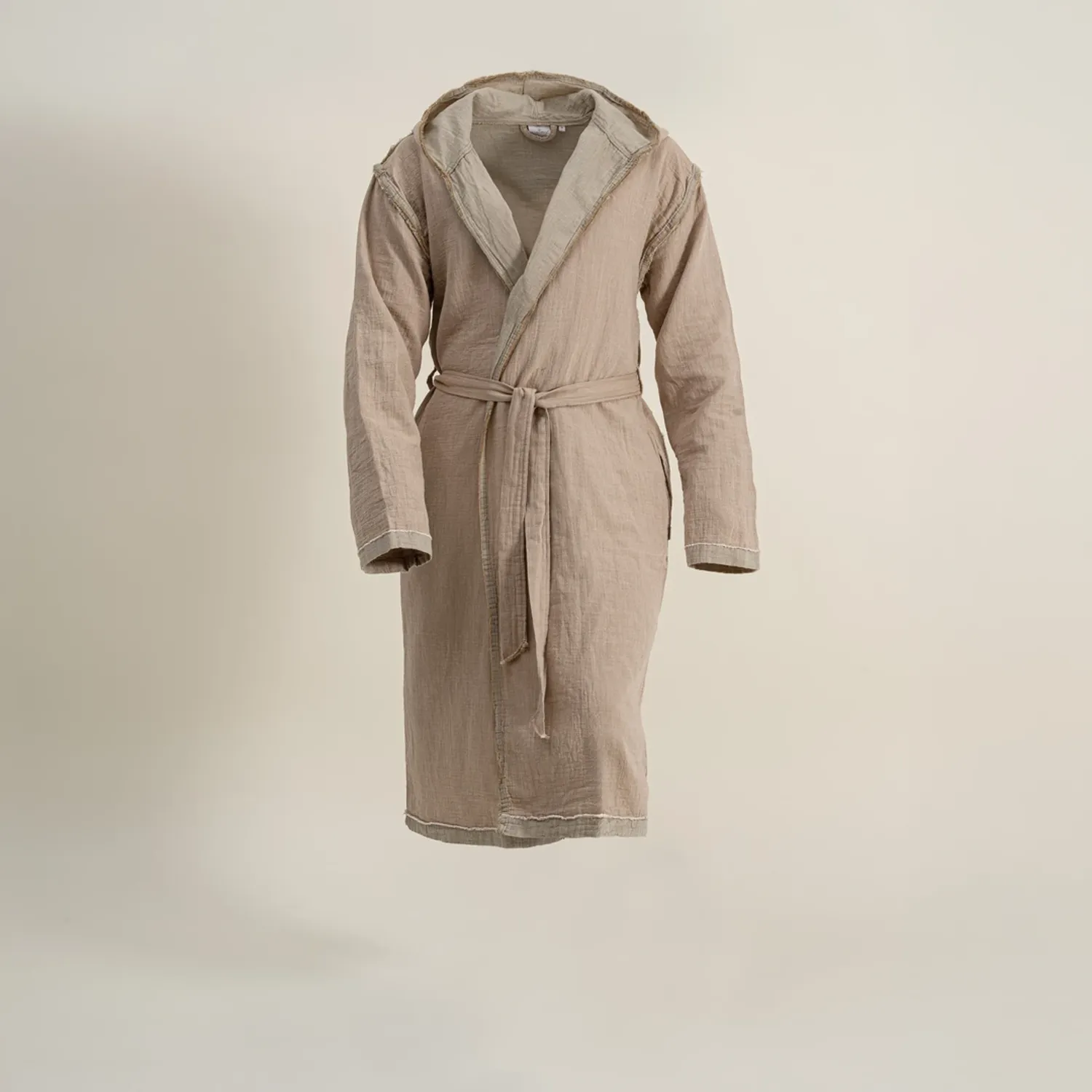 Larina Bebek Nevresim Takımı Organik Pamuk Müslin Bej