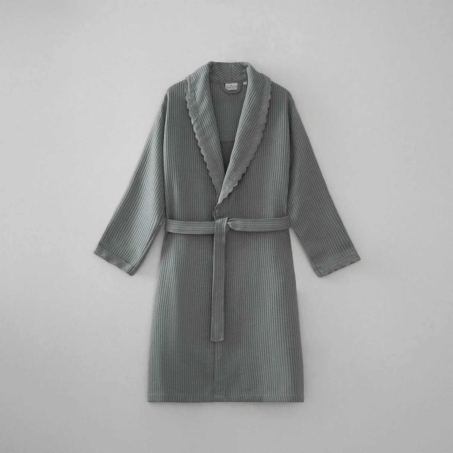 Alessa Kadın Pike Bornoz Organik Pamuk Yeşil