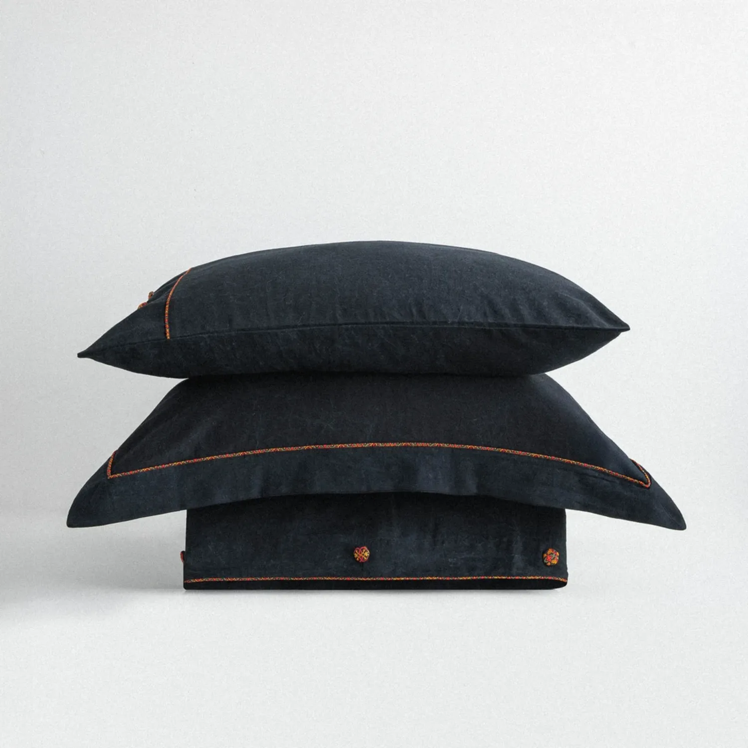 Havin Battal Boy Nevresim Takımı Organik Pamuk Saten Antrasit