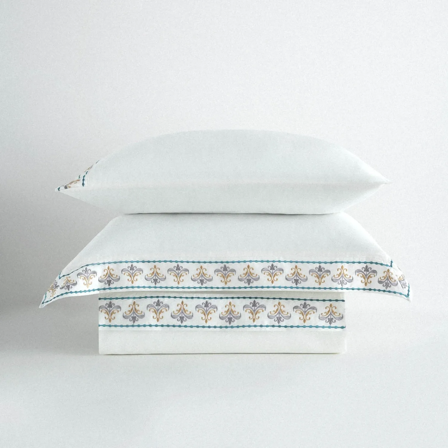 Mira Battal Boy Nevresim Takımı Organik Pamuk Saten Krem