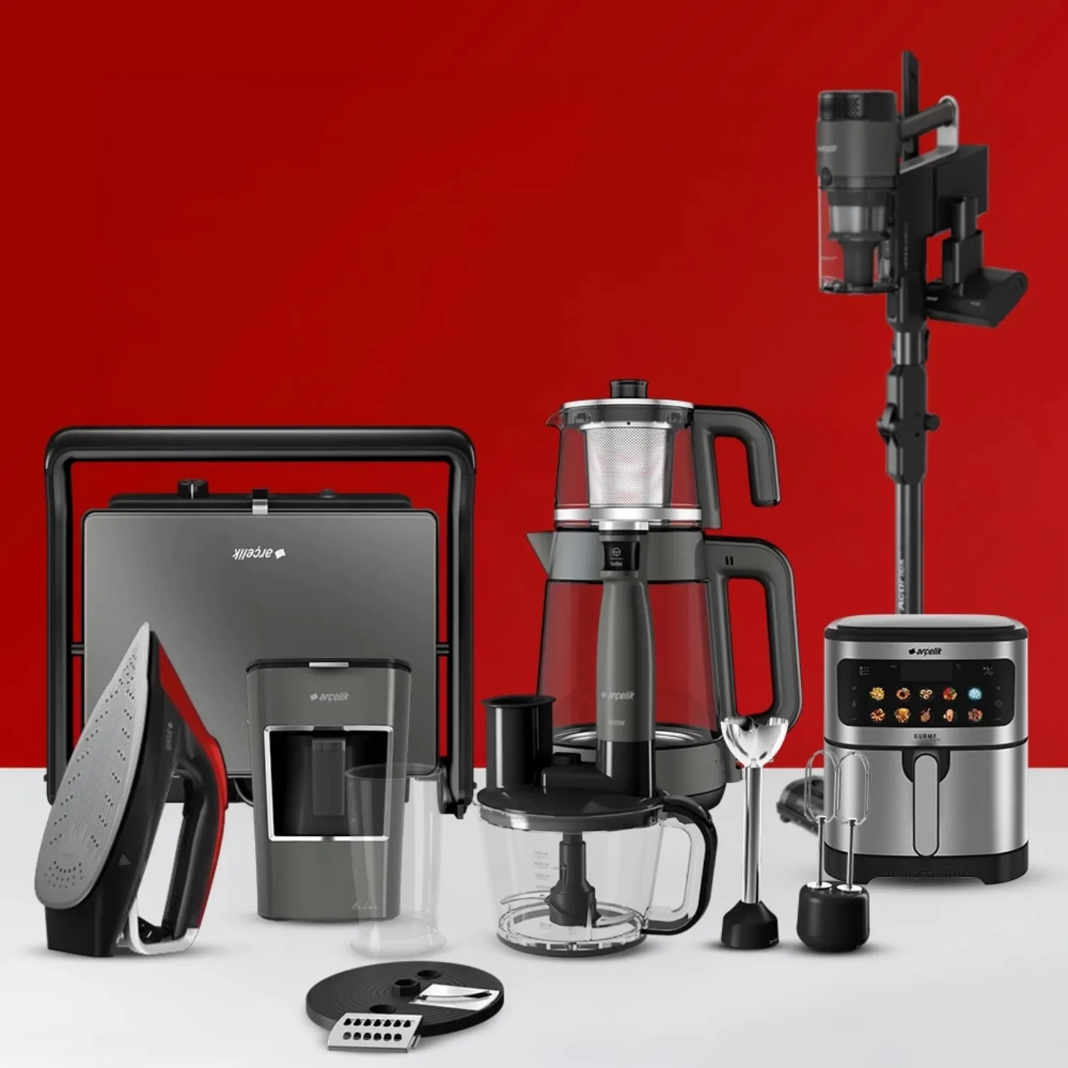 Arçelik Gri Sky Tam Çeyiz Seti