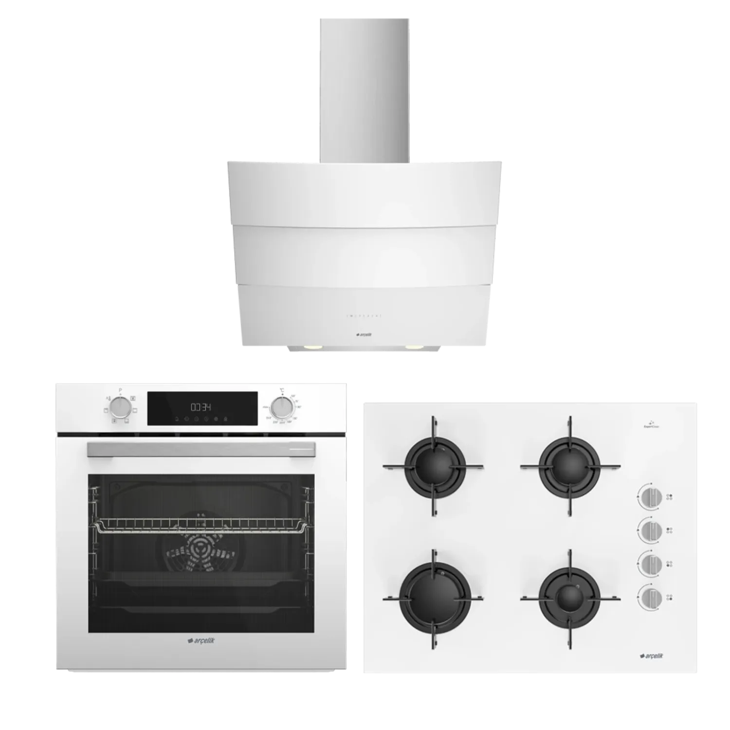 Arçelik New Beyaz İnci Ankastre Set