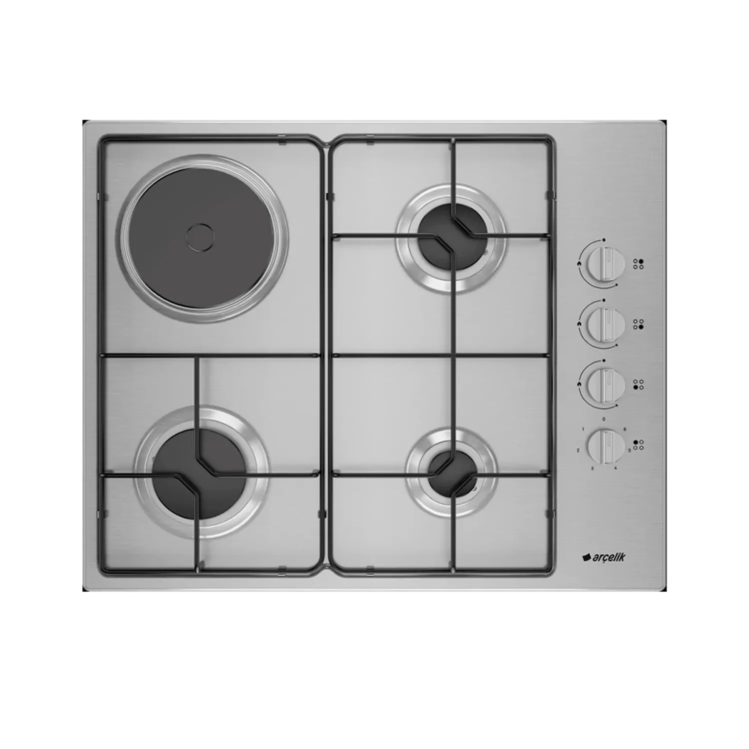 Arçelik OXL D 611 EI Inox Ankastre Ocak