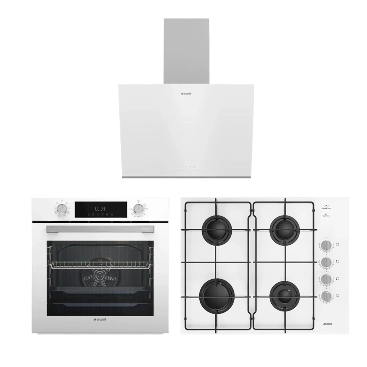 Arçelik Smart Beyaz Ankastre Set