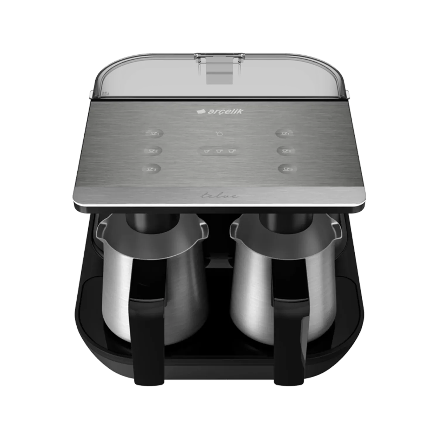 Arçelik TKM 9961 G Telve Gri İkili Türk Kahve Makinesi