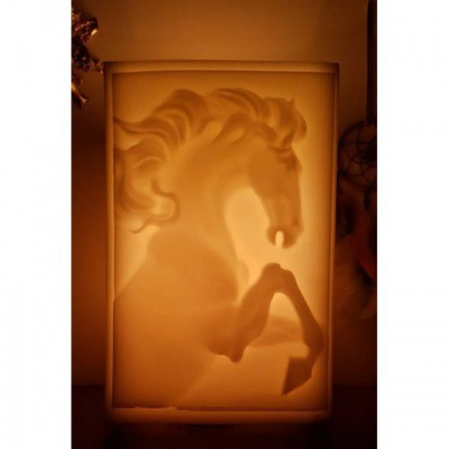 AT FİGÜRLÜ İÇİ BOŞ MUM 17.5 cm x 19 cm x 30 cm - A1062