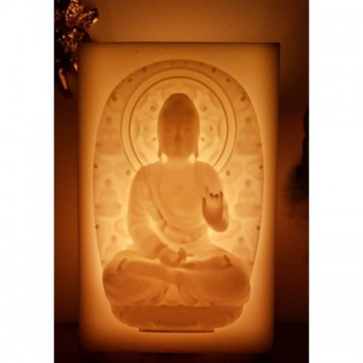 BUDDHA KARANA  İÇİ BOŞ MUM 17.5 cm x 19 cm x 30 cm - A1061