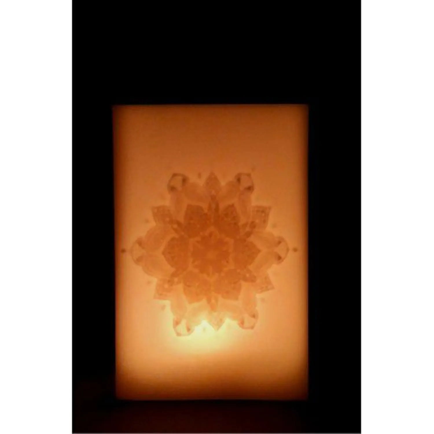 MANDALA FİGÜRLÜ MUMLUK 17x19x30CM