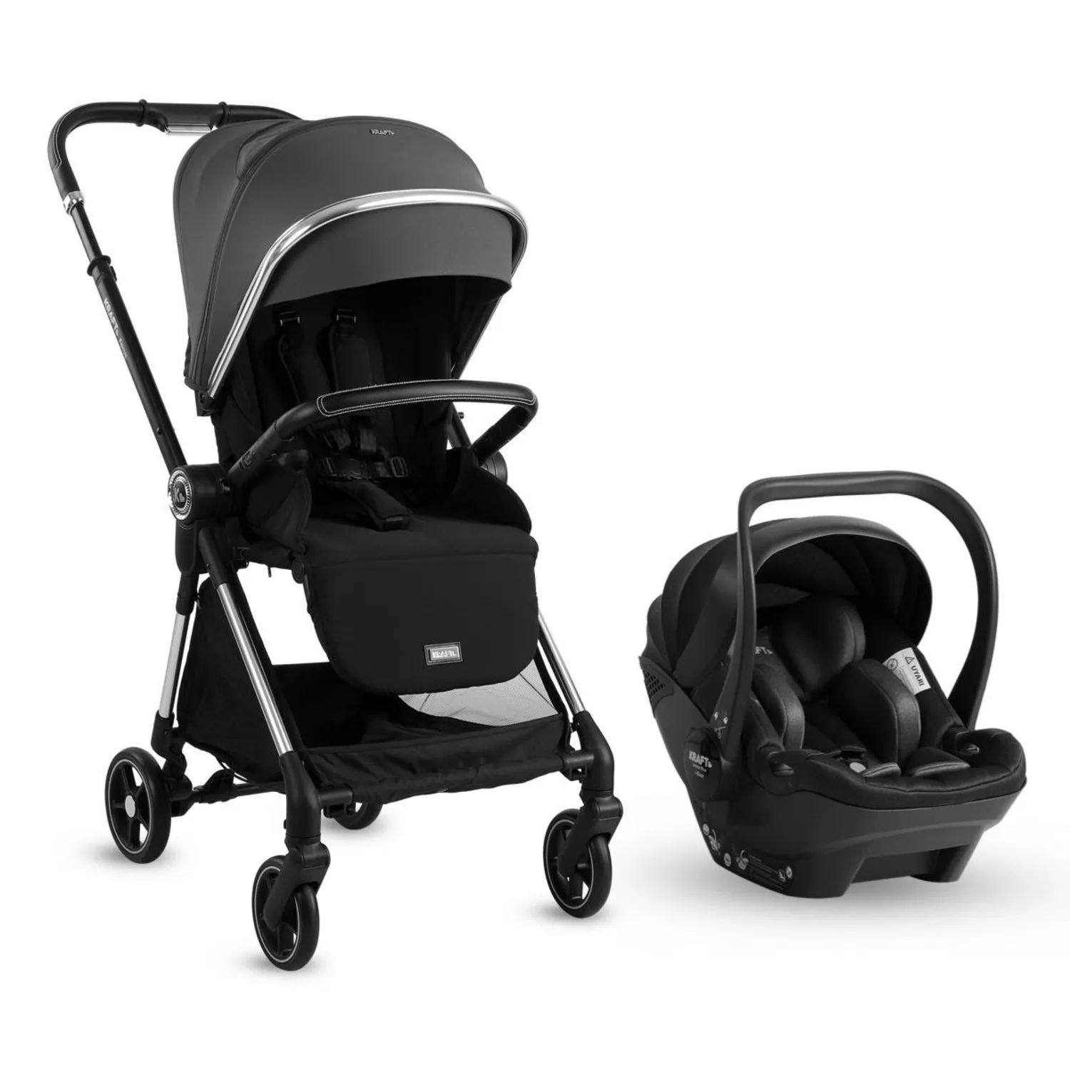 Focus Travel Sistem Bebek Arabası Gri