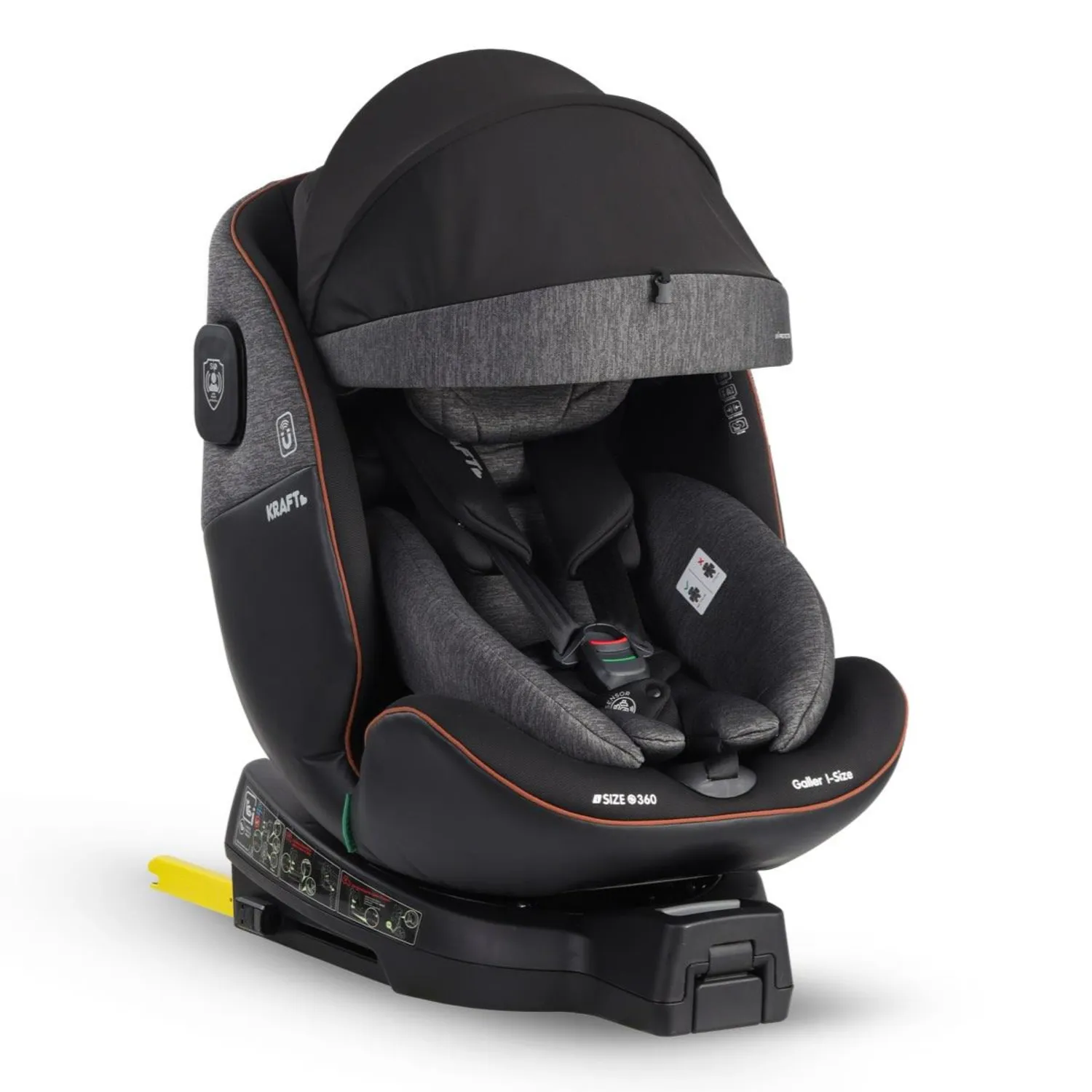 Galler i-size (40-150 cm) 0-36 Kg Oto Koltuğu Gri