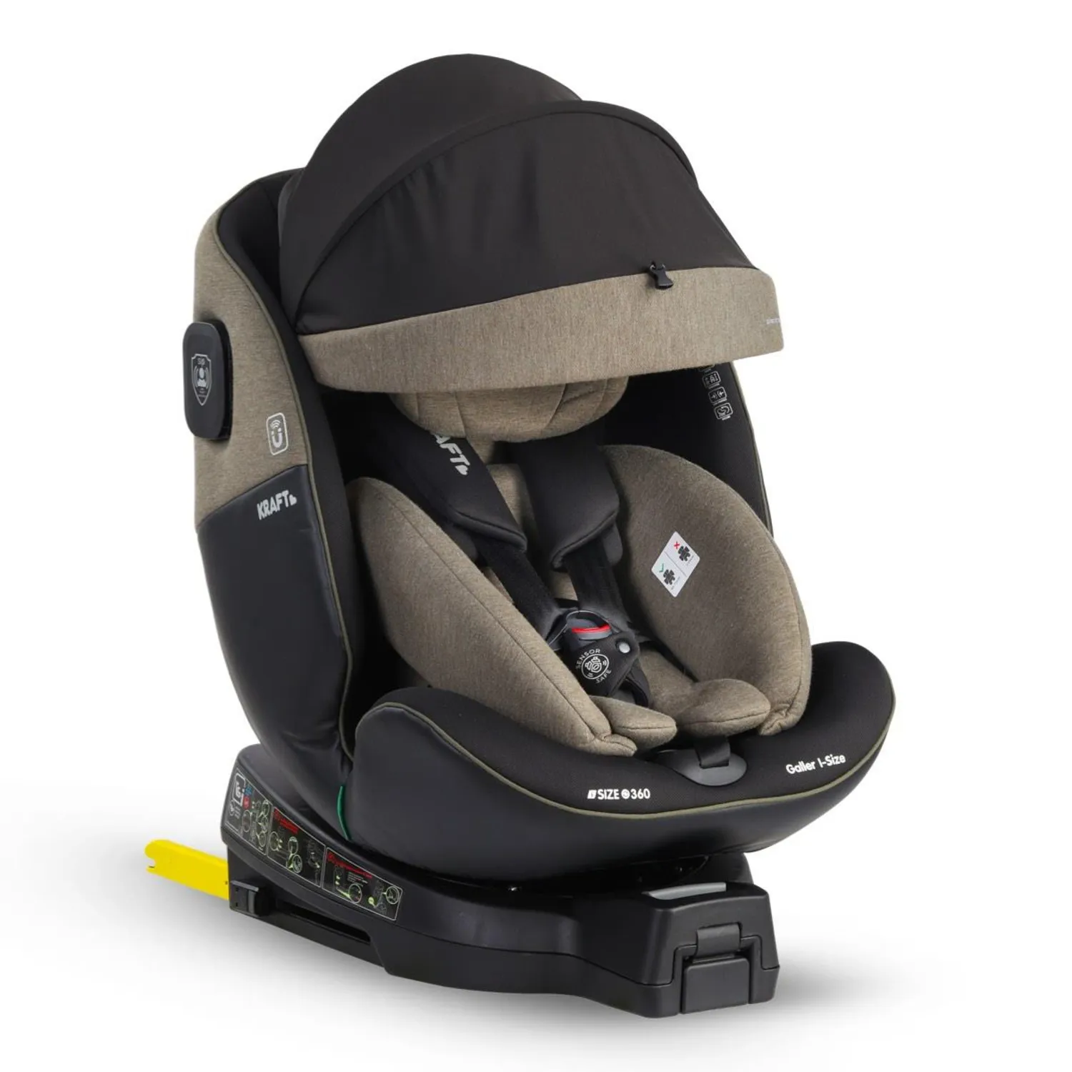 Galler i-size (40-150 cm) 0-36 Kg Oto Koltuğu Bambu Yeşili