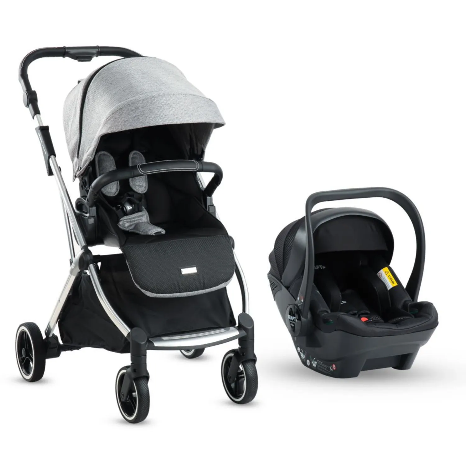 Kenya PR i-size Travel Sistem Bebek Arabası Gri