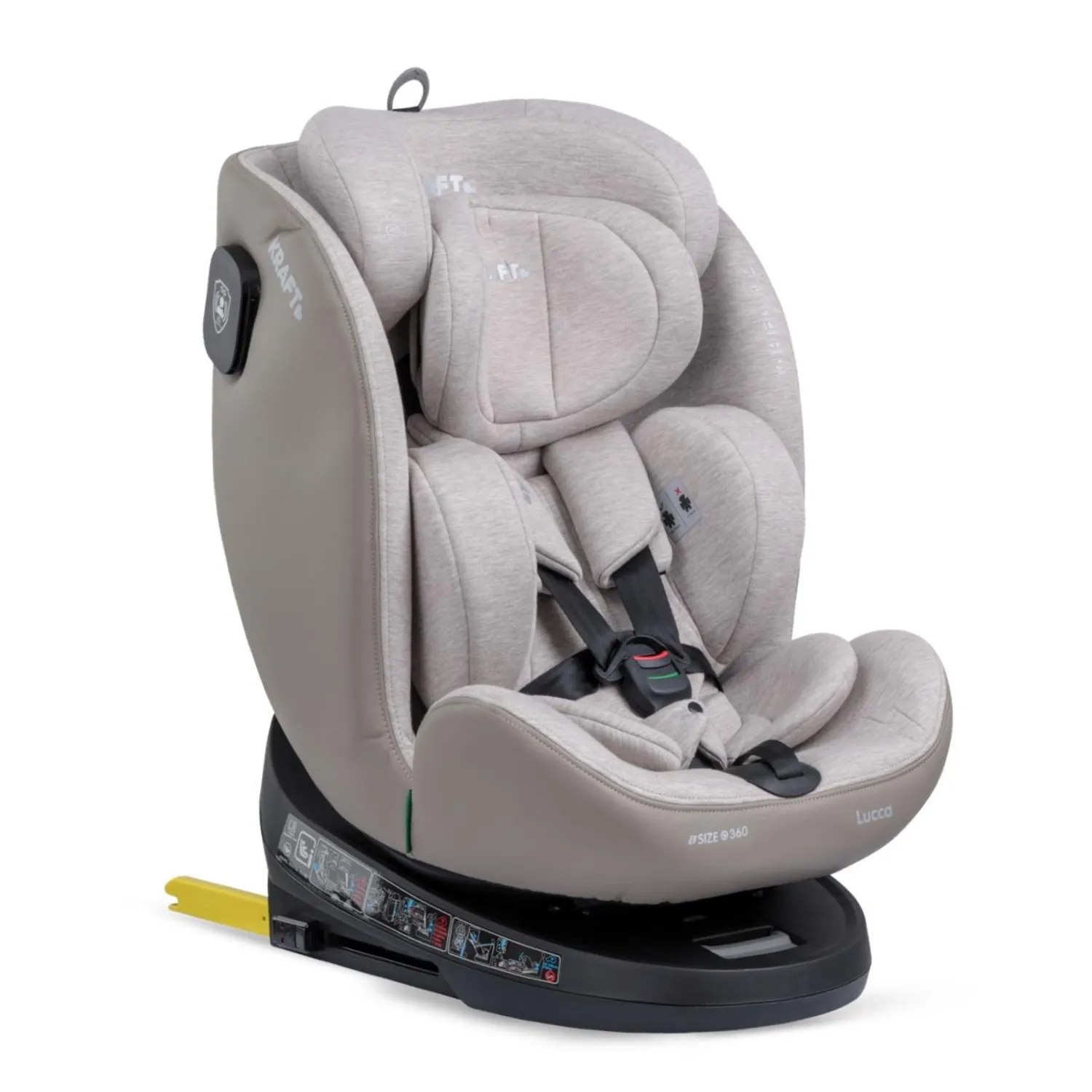 Lucca i-size (40-150 cm) 0-36 Kg Oto Koltuğu Bej