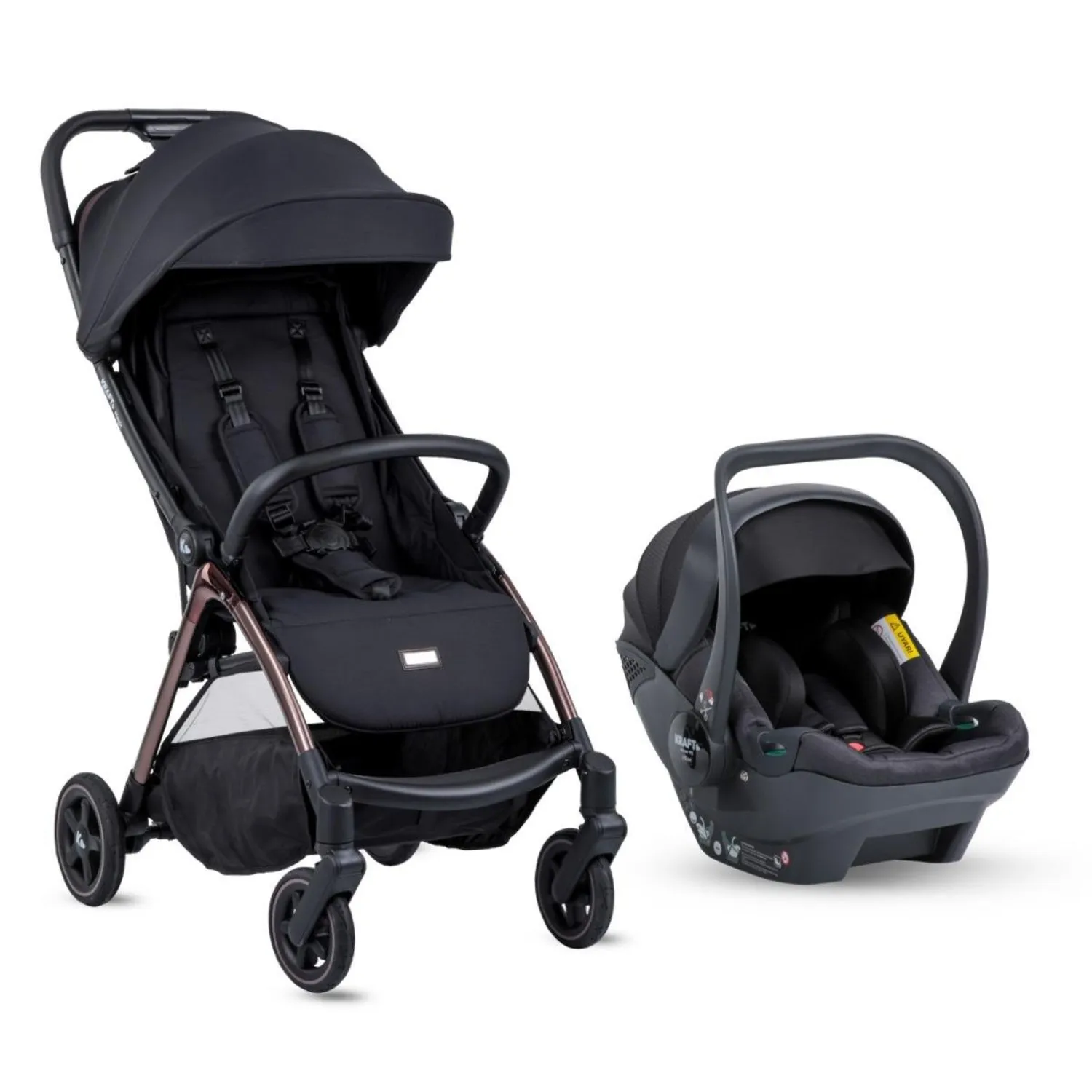 Magic Travel Sistem Bebek Arabası Siyah Bronz