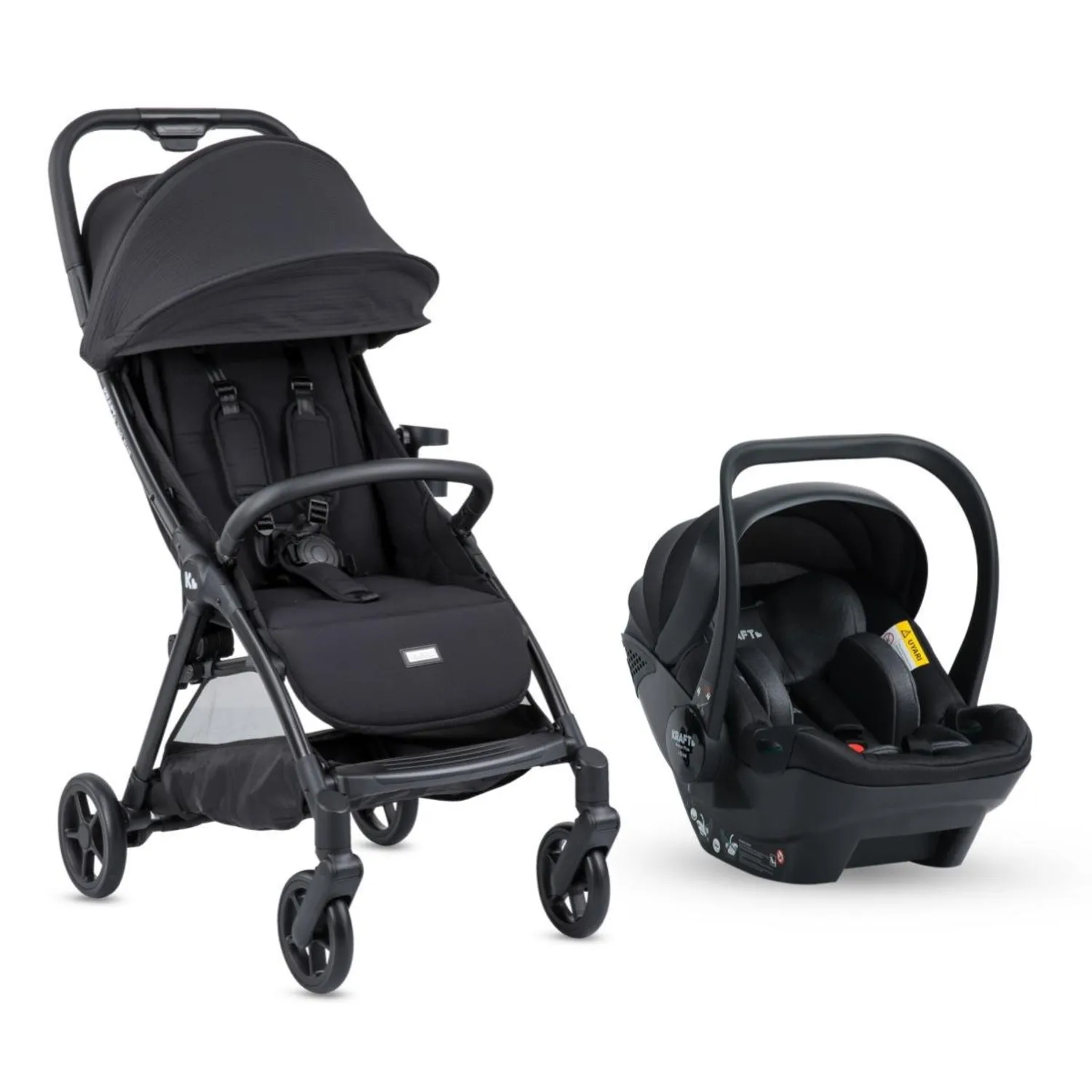 York Plus Travel Sistem Bebek Arabası Siyah