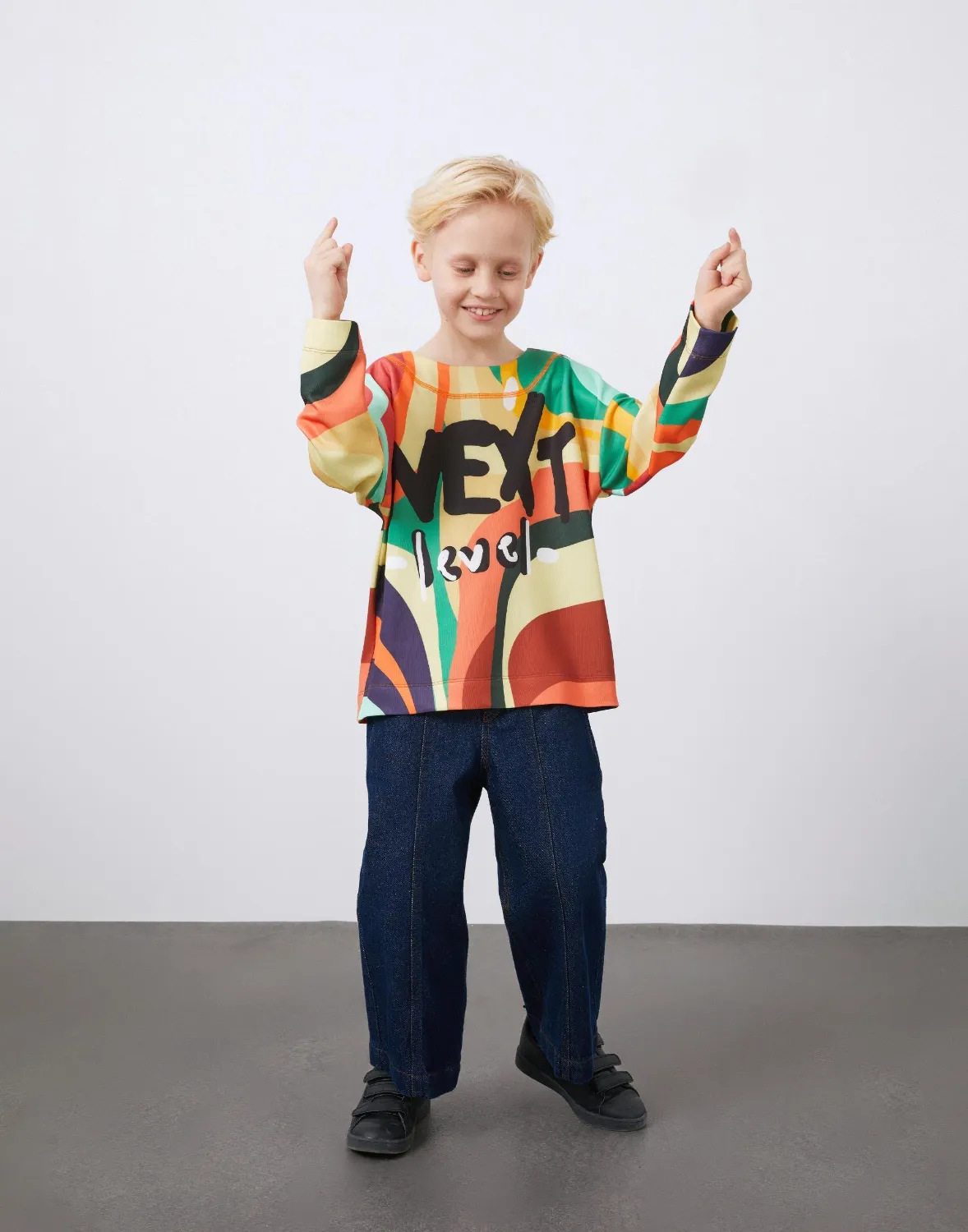 Baskılı Uzun Kollu Erkek Çocuk Tshırt