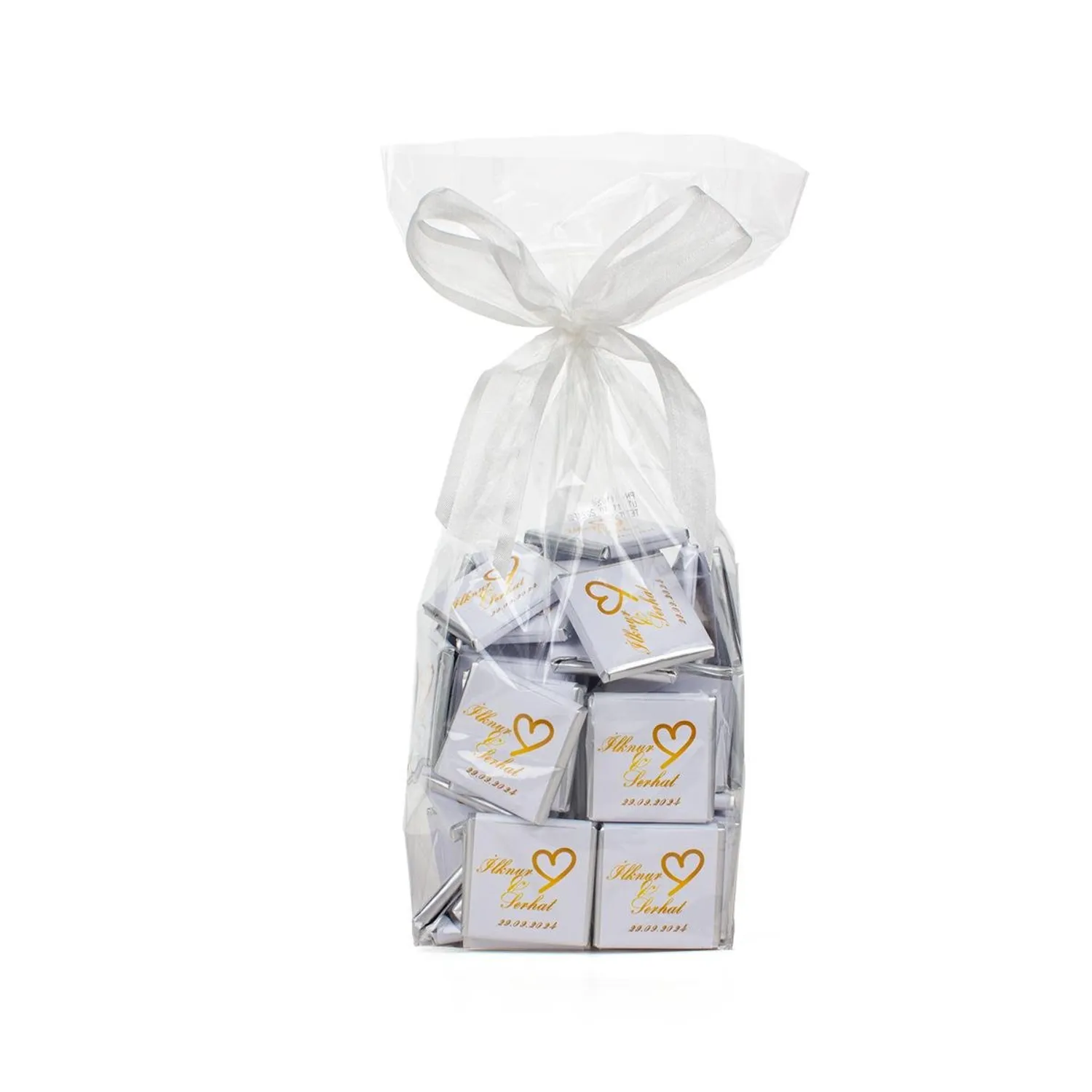 (Dökme)  Kalpli İsme Özel Çikolata 500g