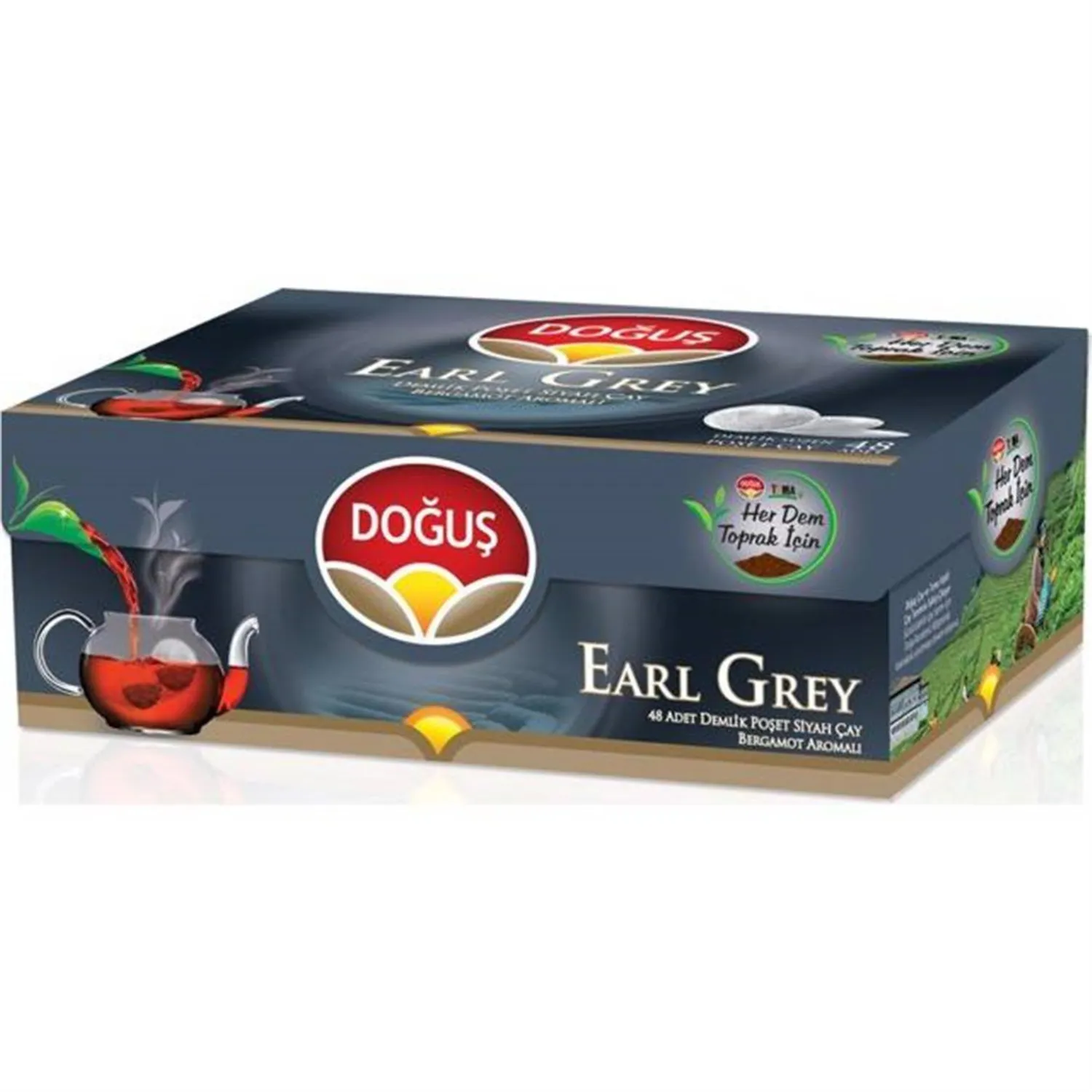 Doğuş Earl Grey Demlik Poşet Çay 48'Li 153 Gr