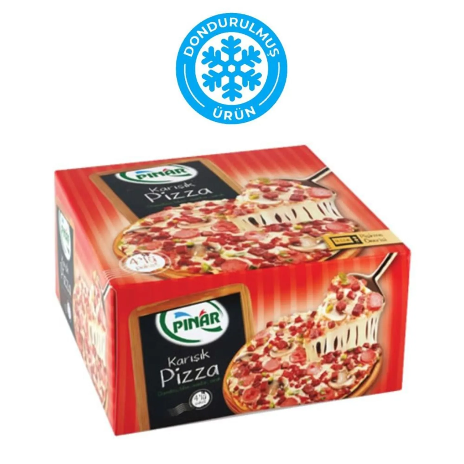 Pınar Karışık Pizza Dondurulmuş 4'lü 4X200 gr