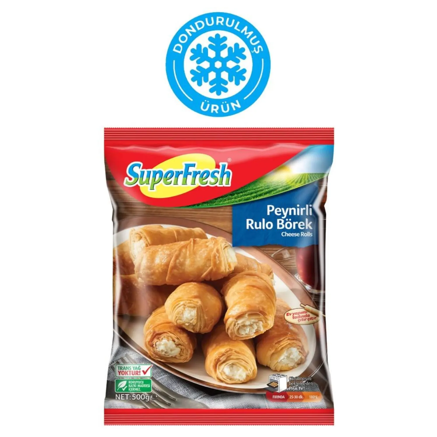 Superfresh Rulo Börek Peynir 500 gr