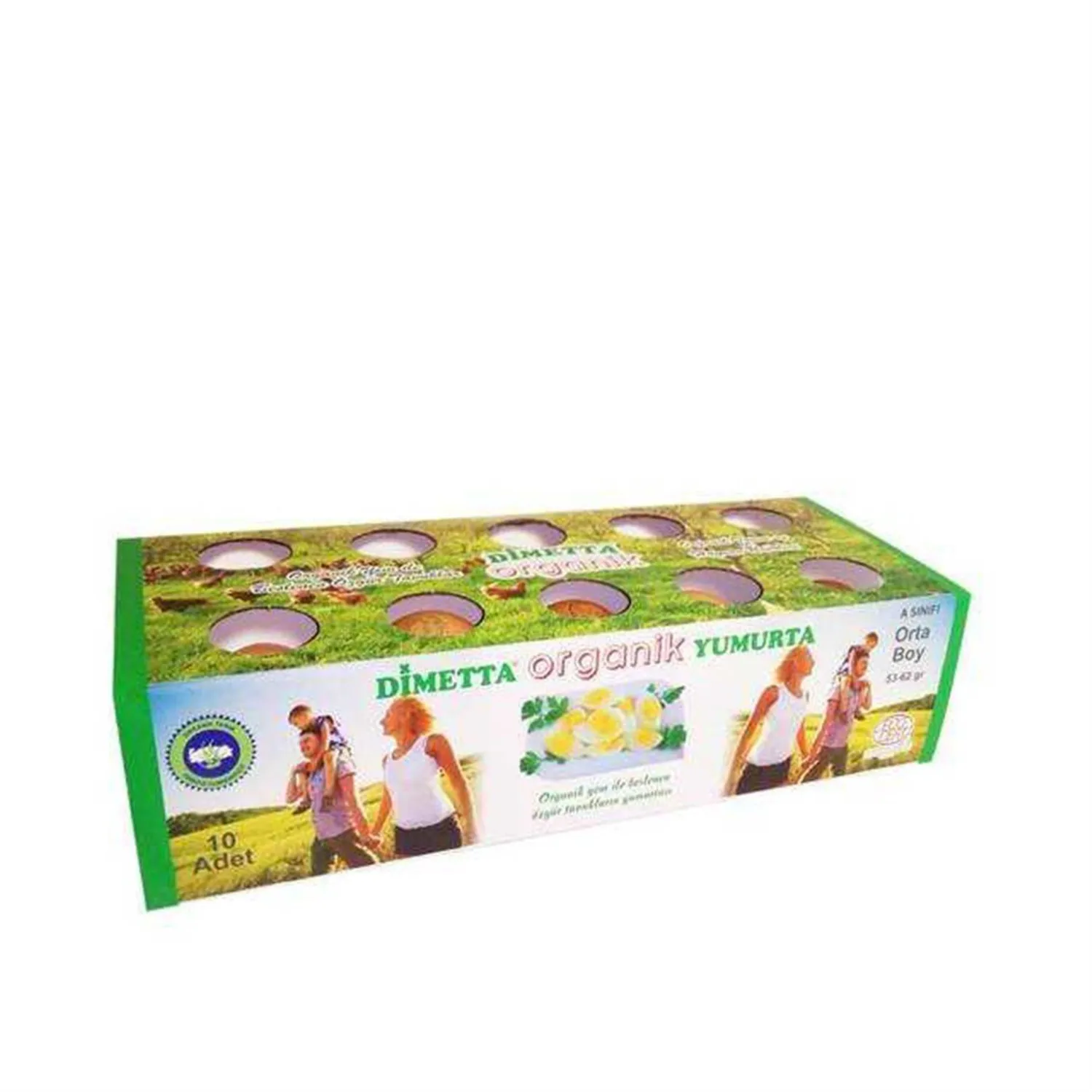 Dimetta Organik Yumurta 10'Lu