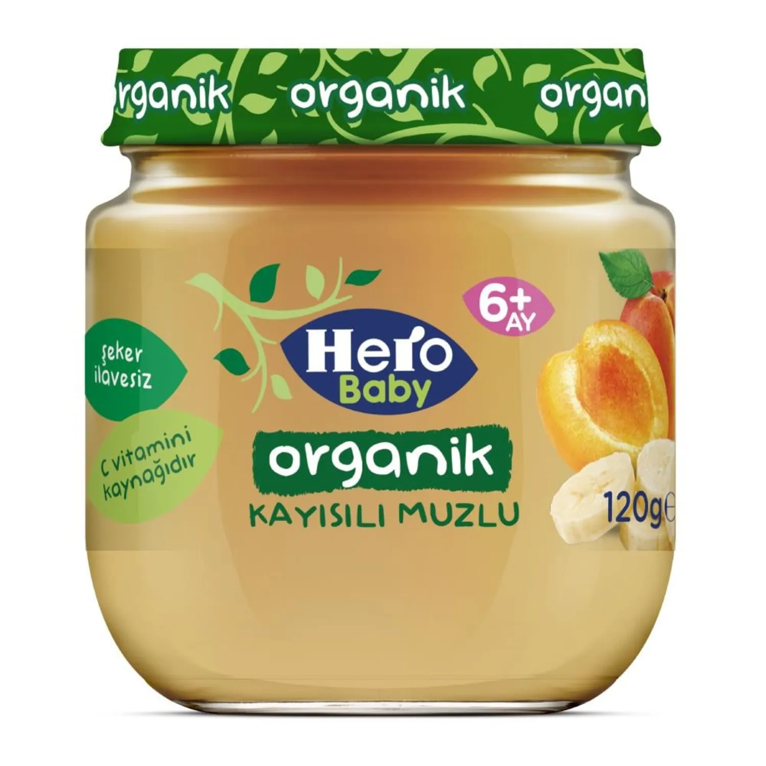 Hero Baby Organik Kayısı Muz 120 gr