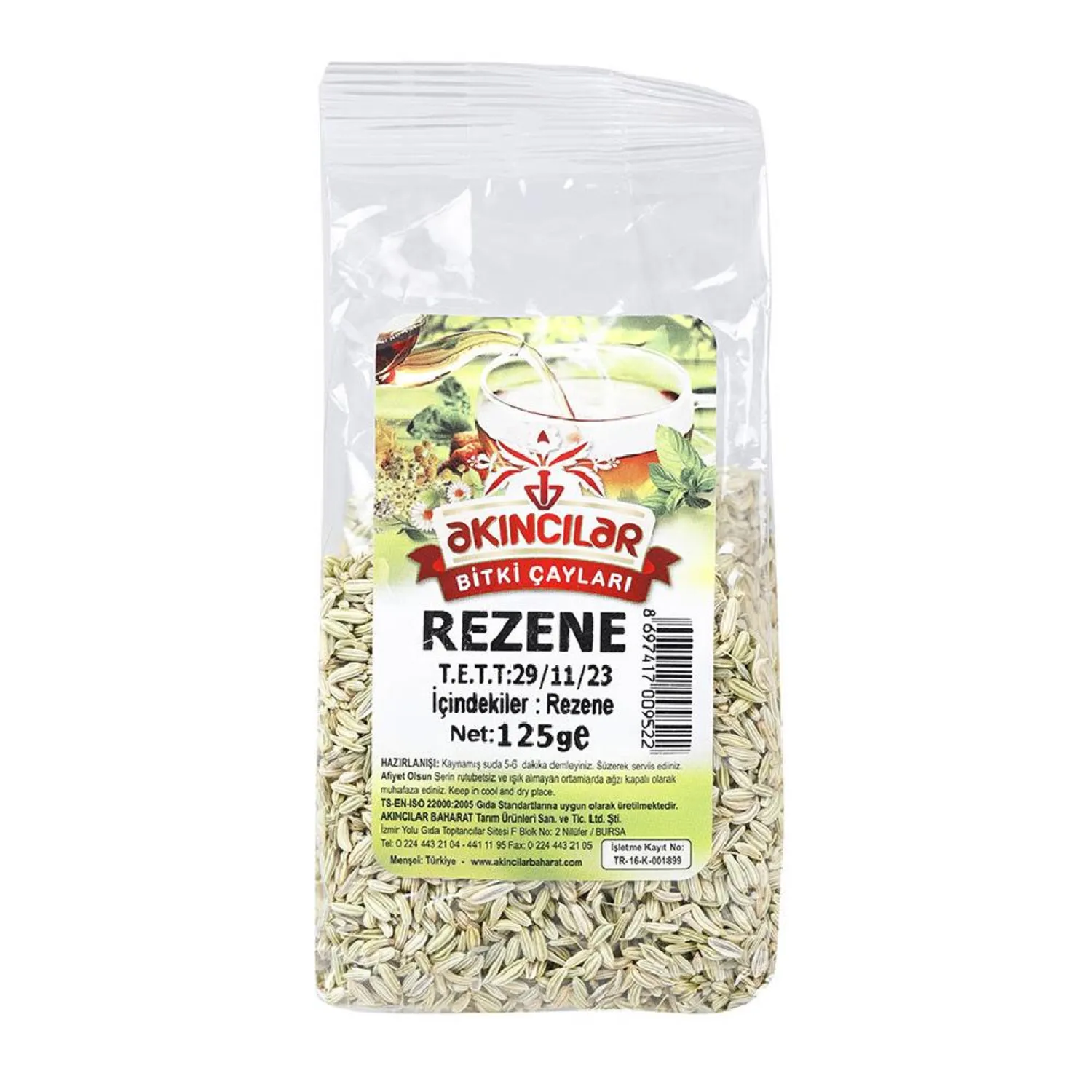 Akıncılar Rezene Çayı 125 gr