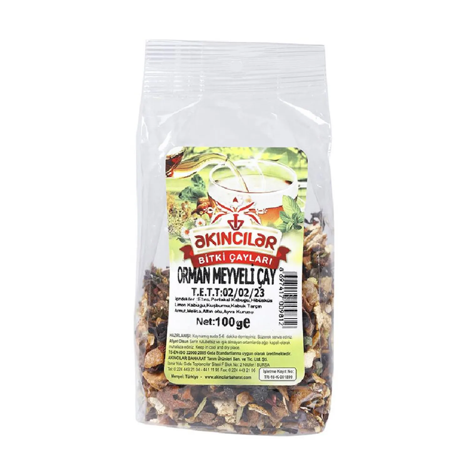 Akıncılar Orman Meyveli Çay 100 gr