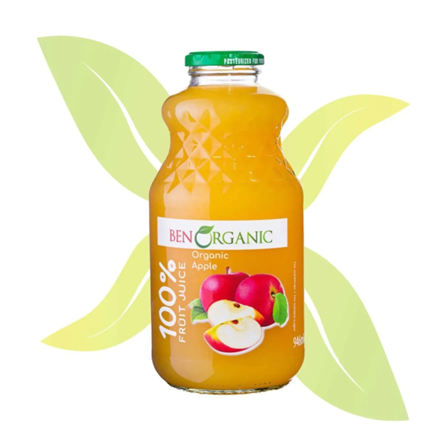 Benorganic Organik %100 Elma Suyu 946 ml