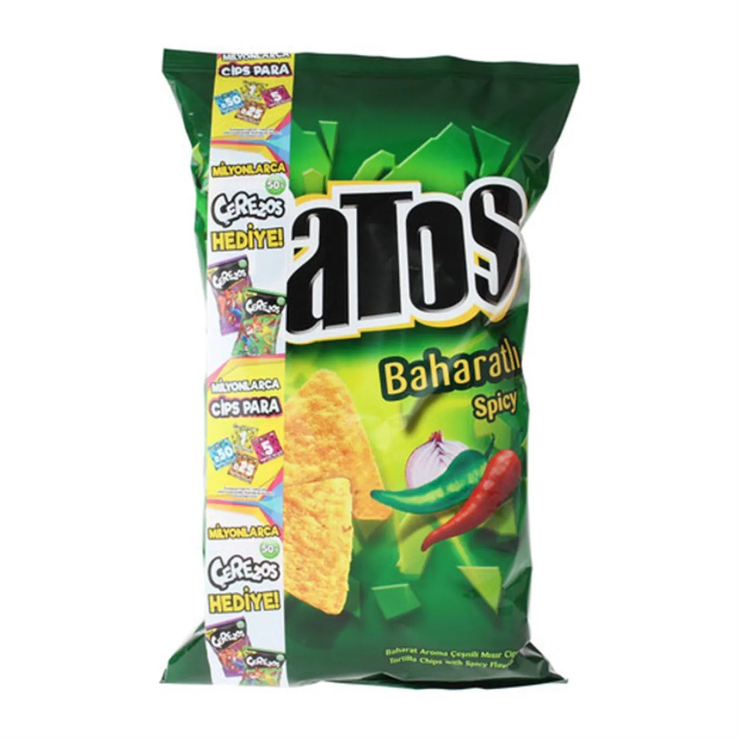 Patos Baharat Çeşnili Mısır Cipsi 109 gr