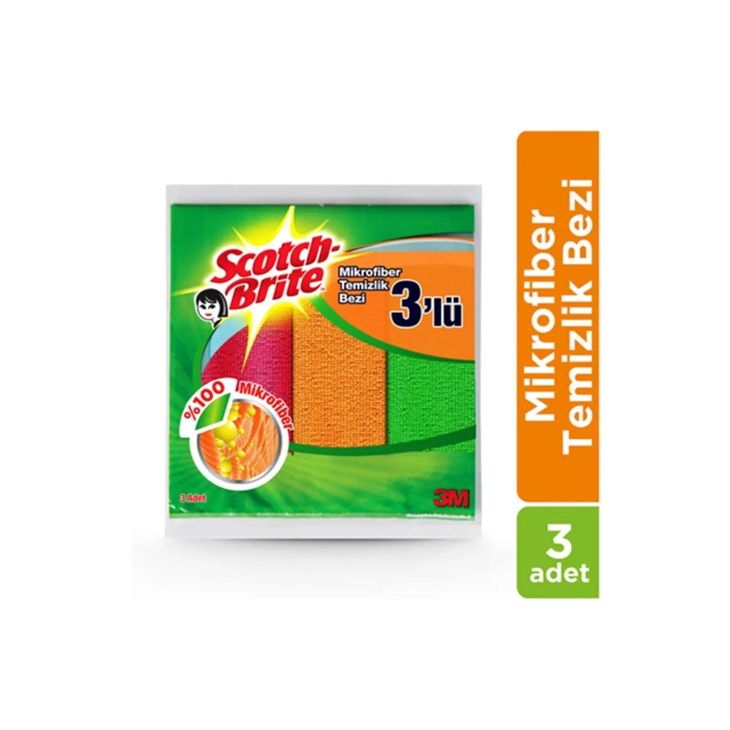 Scotch Brite Mikrofiber Bez Eko Paket 3 Lü