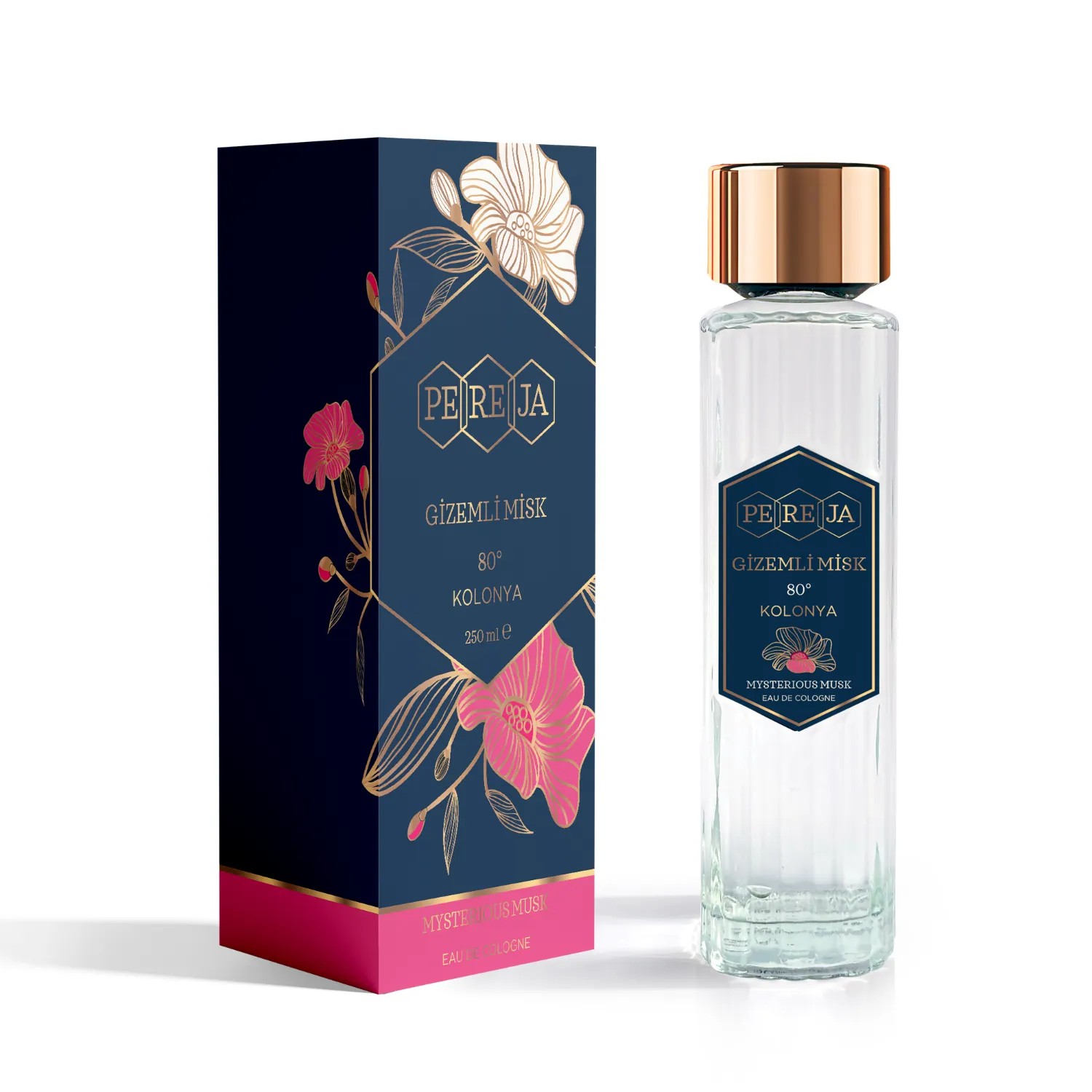 Pereja Gizemli Misk Kolonyası 250 ml Cam Şişe