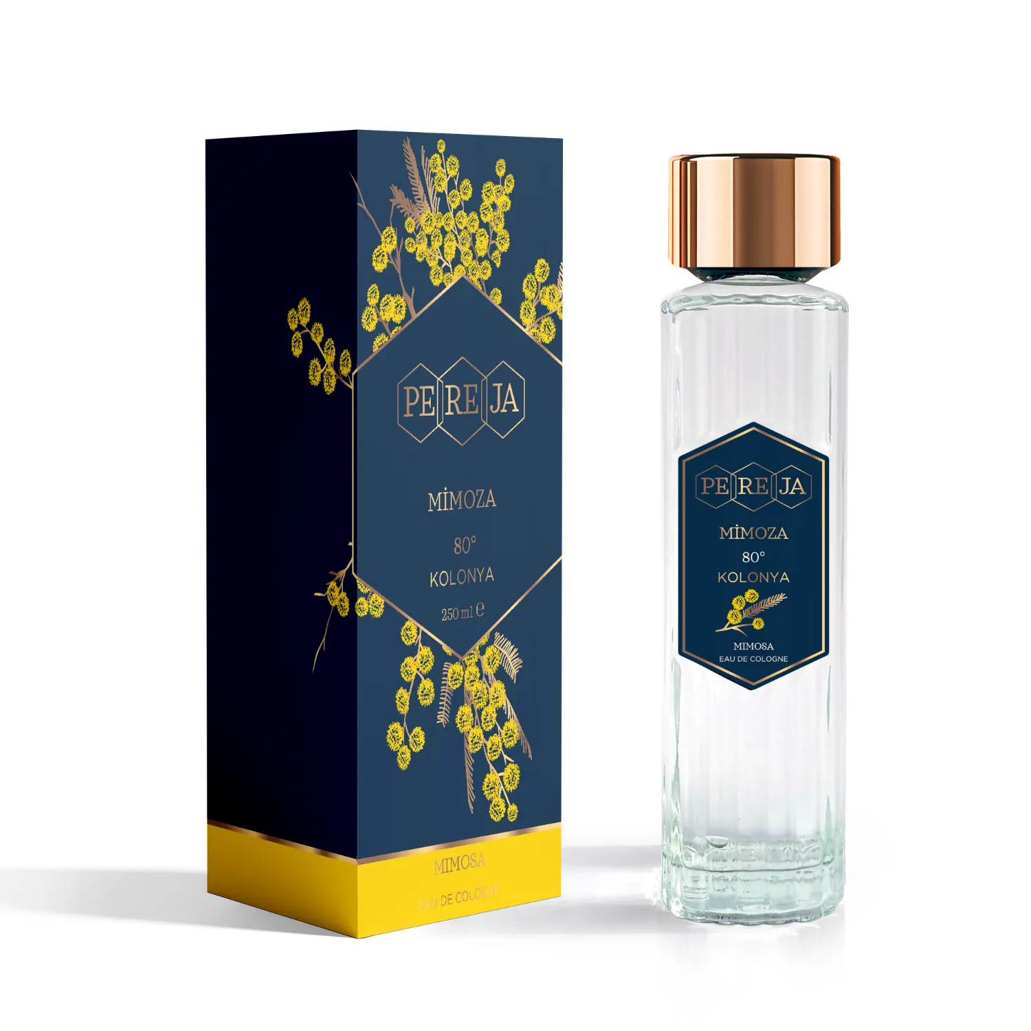 Pereja Mimoza Kolonyası 250 ml Cam Şişe