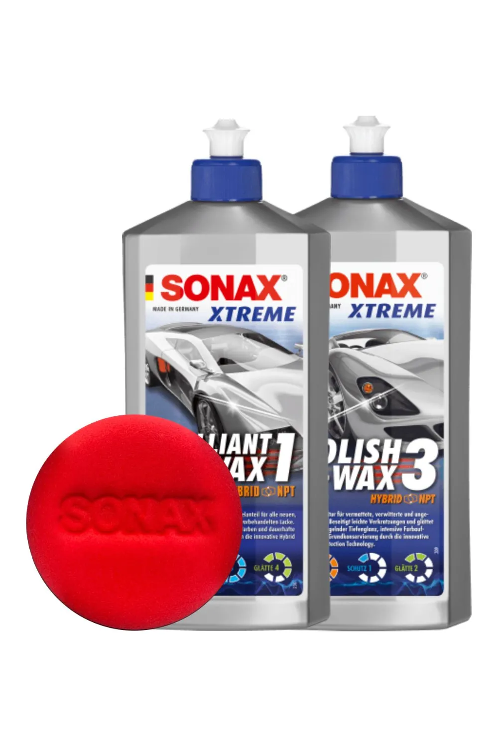 Sonax Hızlı ve Kolay Çizik Giderme ve Parlatma Seti (Premium)