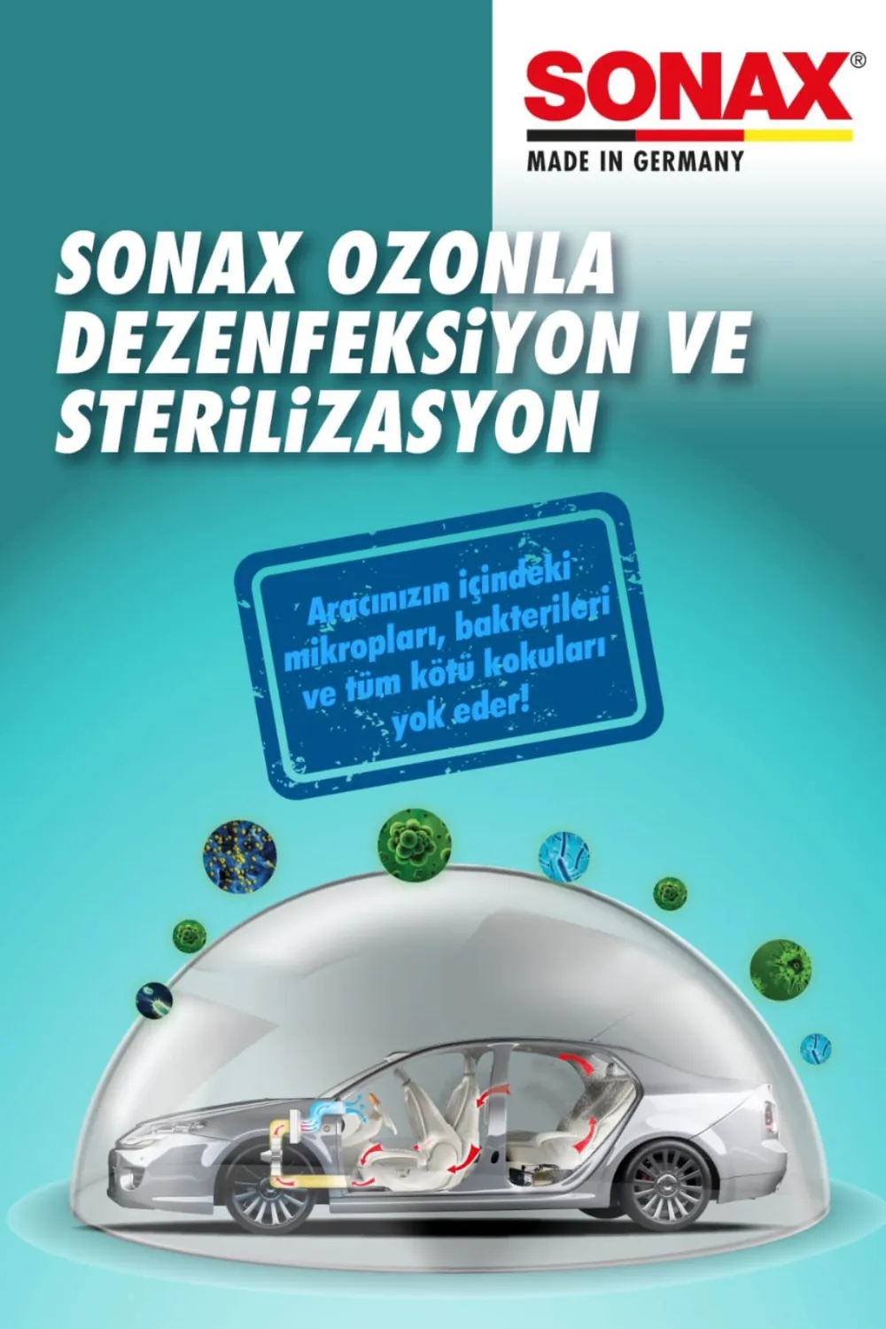 Sonax Ozonla Dezenfeksiyon Ve Sterilizasyon Uygulama Hizmeti