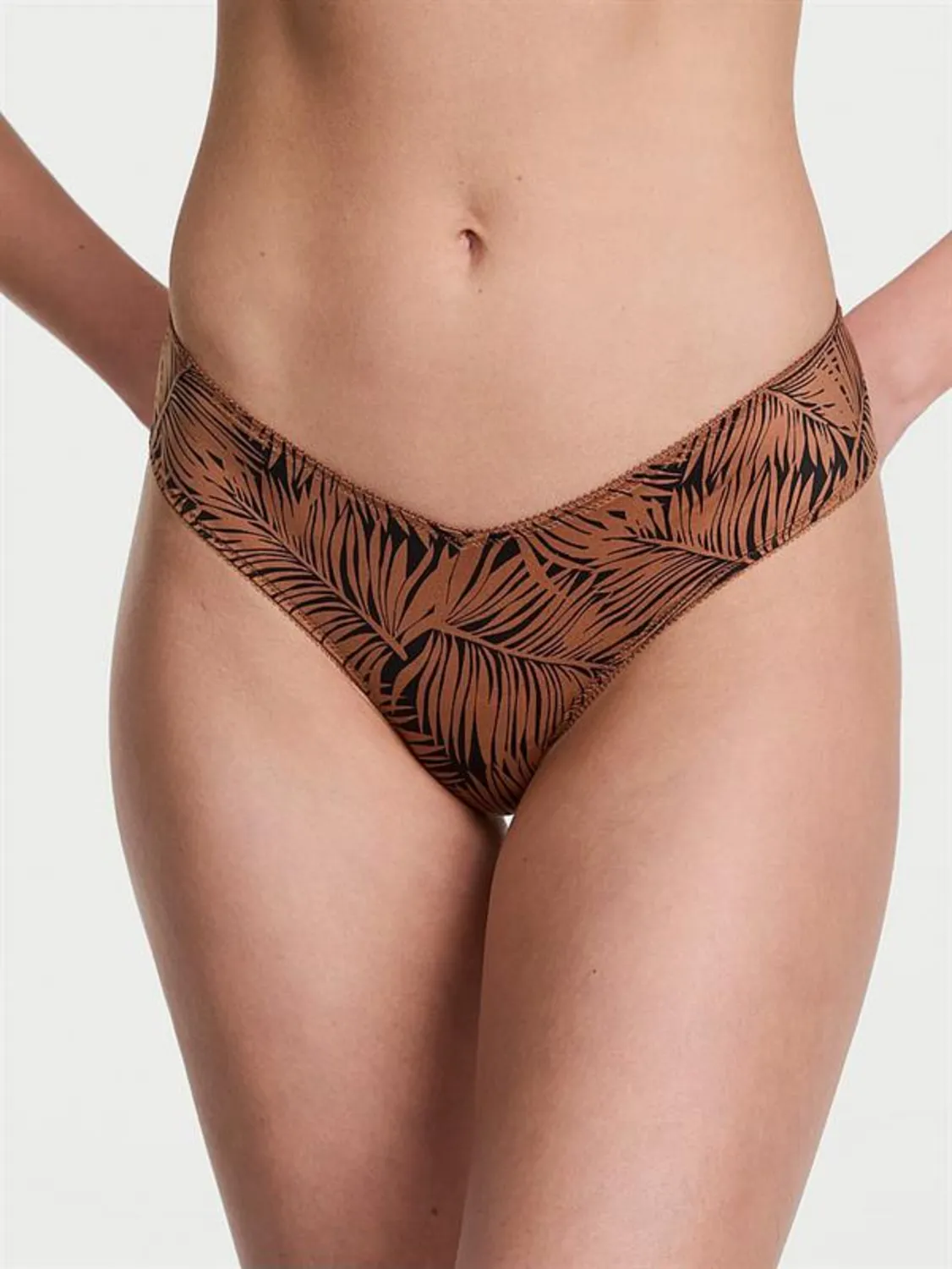 Askılı Derin Bacak Kesim Cheeky Külot