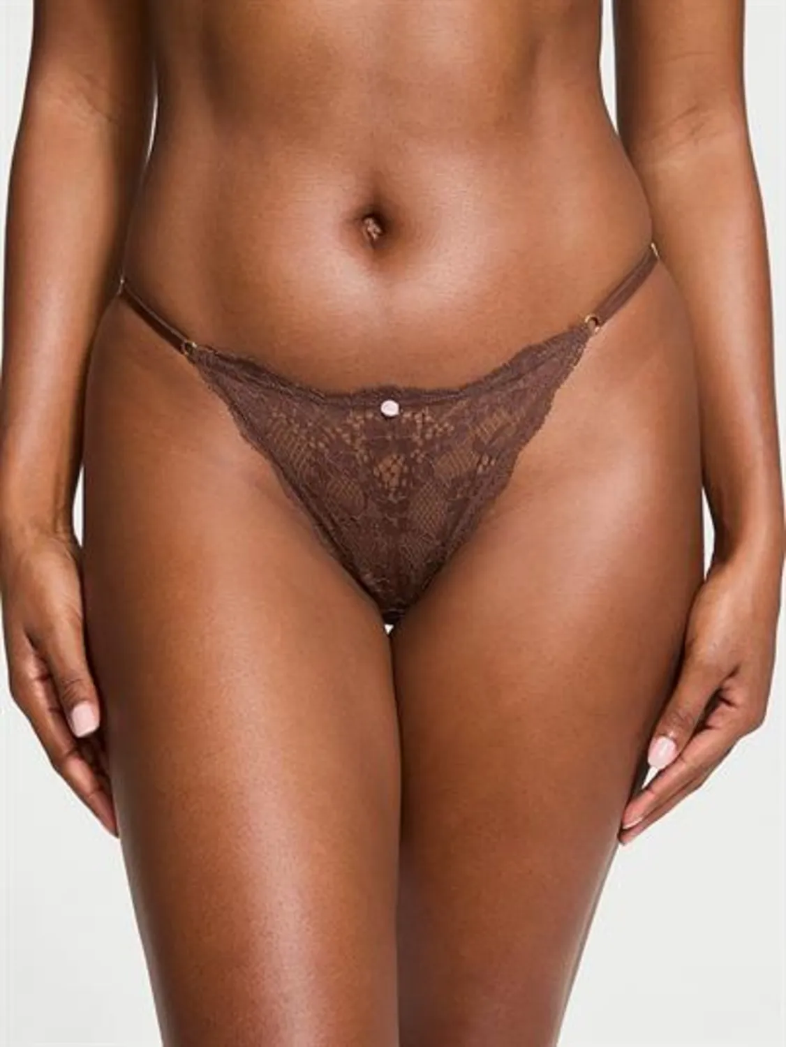 Dantelli Ayarlanabilir Askılı Bikini Külot