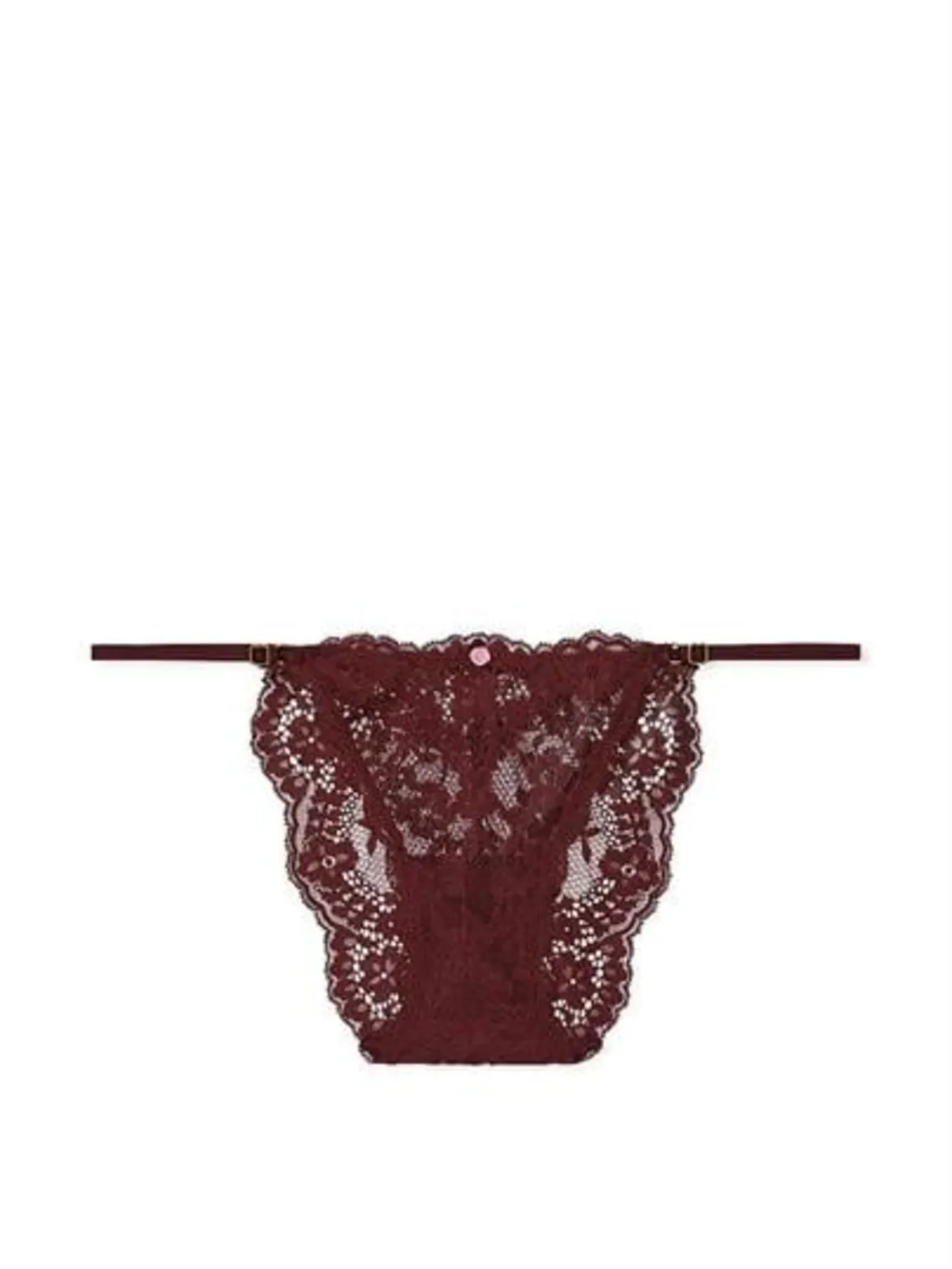 Dantelli Ayarlanabilir Askılı Bikini Külot