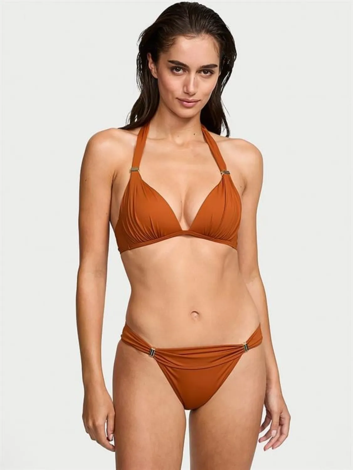 Essential Harlow Halter Yaka Push-Up Bikini Üstü