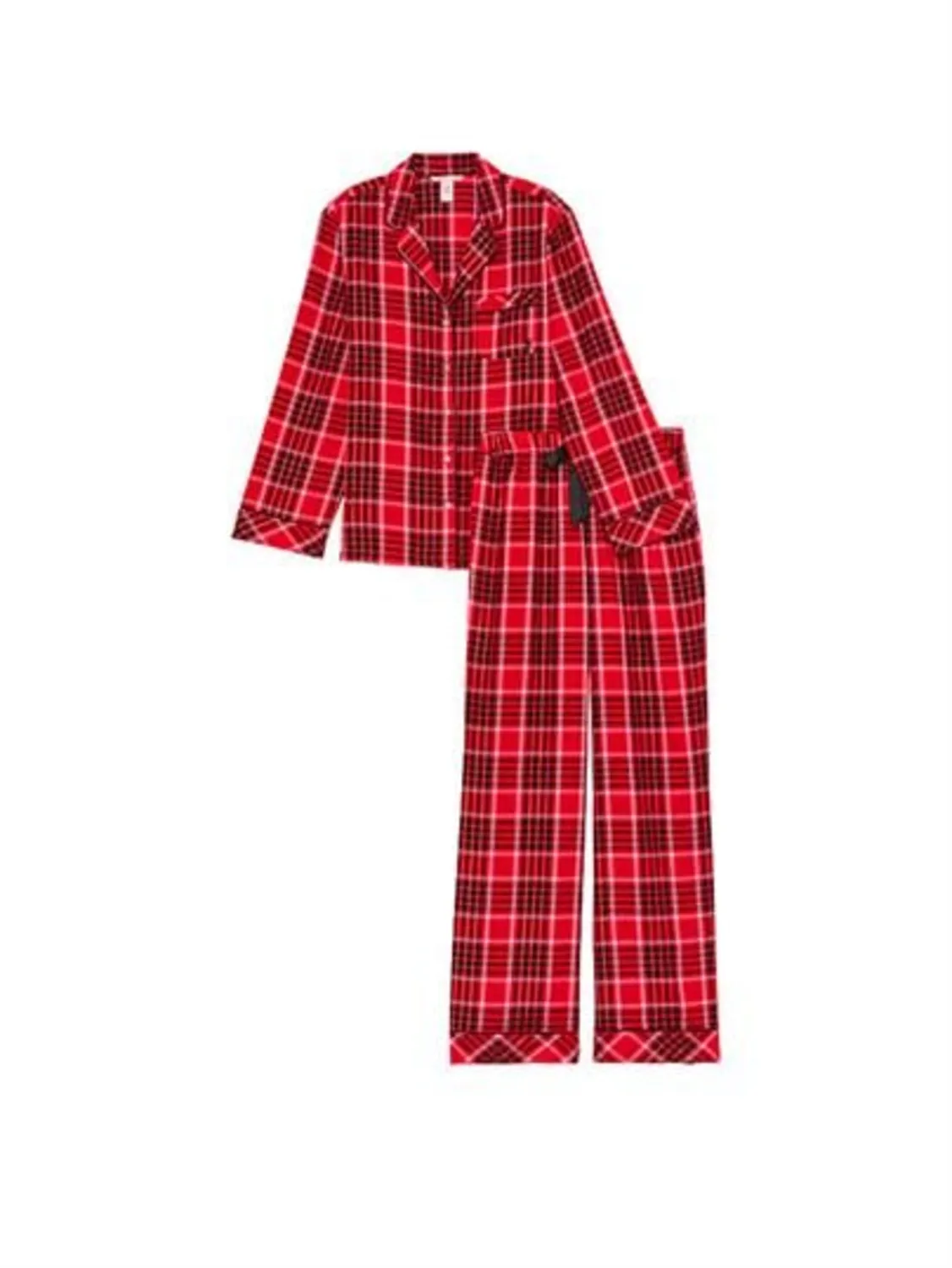 Flannel Uzun Pijama Takımı
